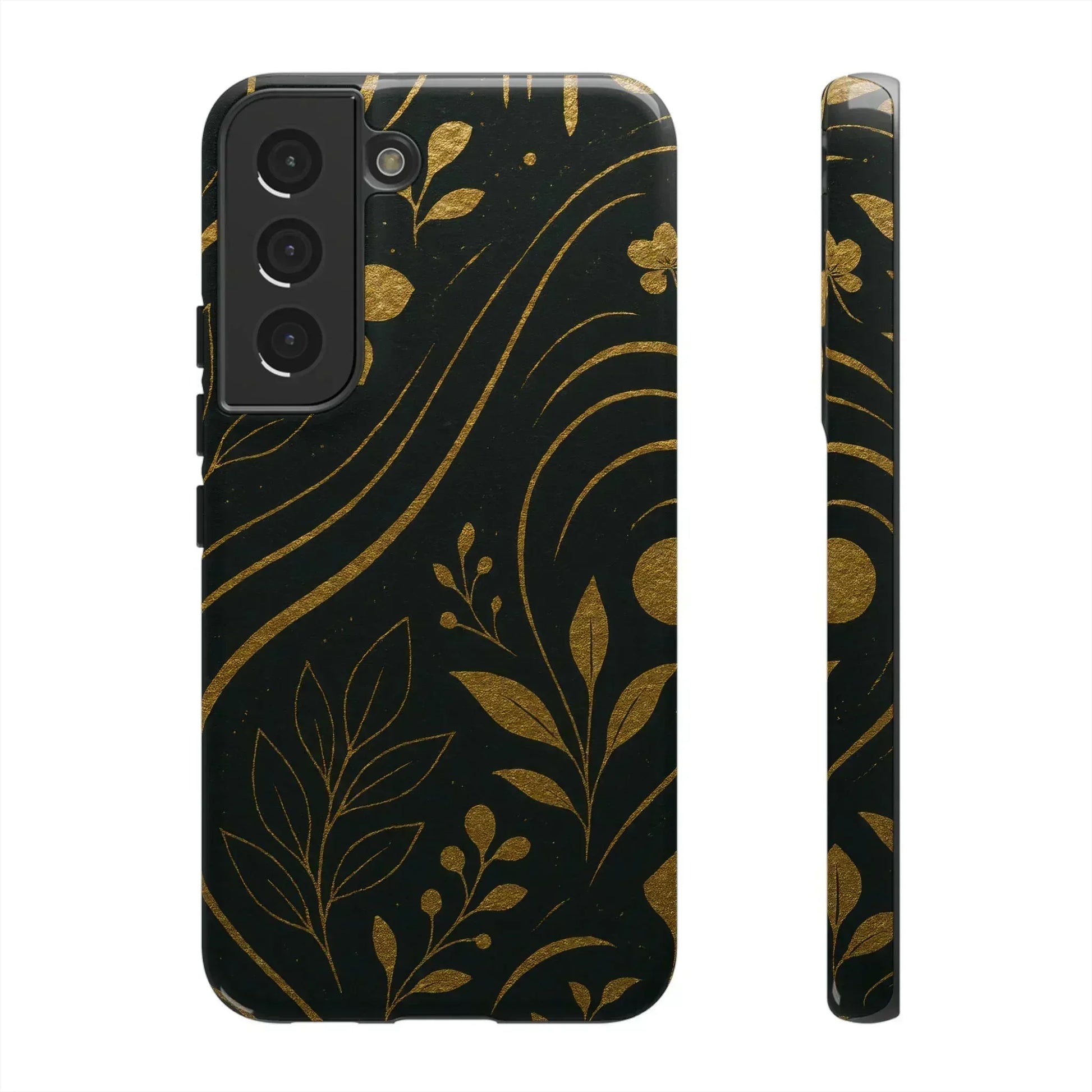 Gold Pattern Phone Case for Galaxy and Pixel - KARARMDESIGN