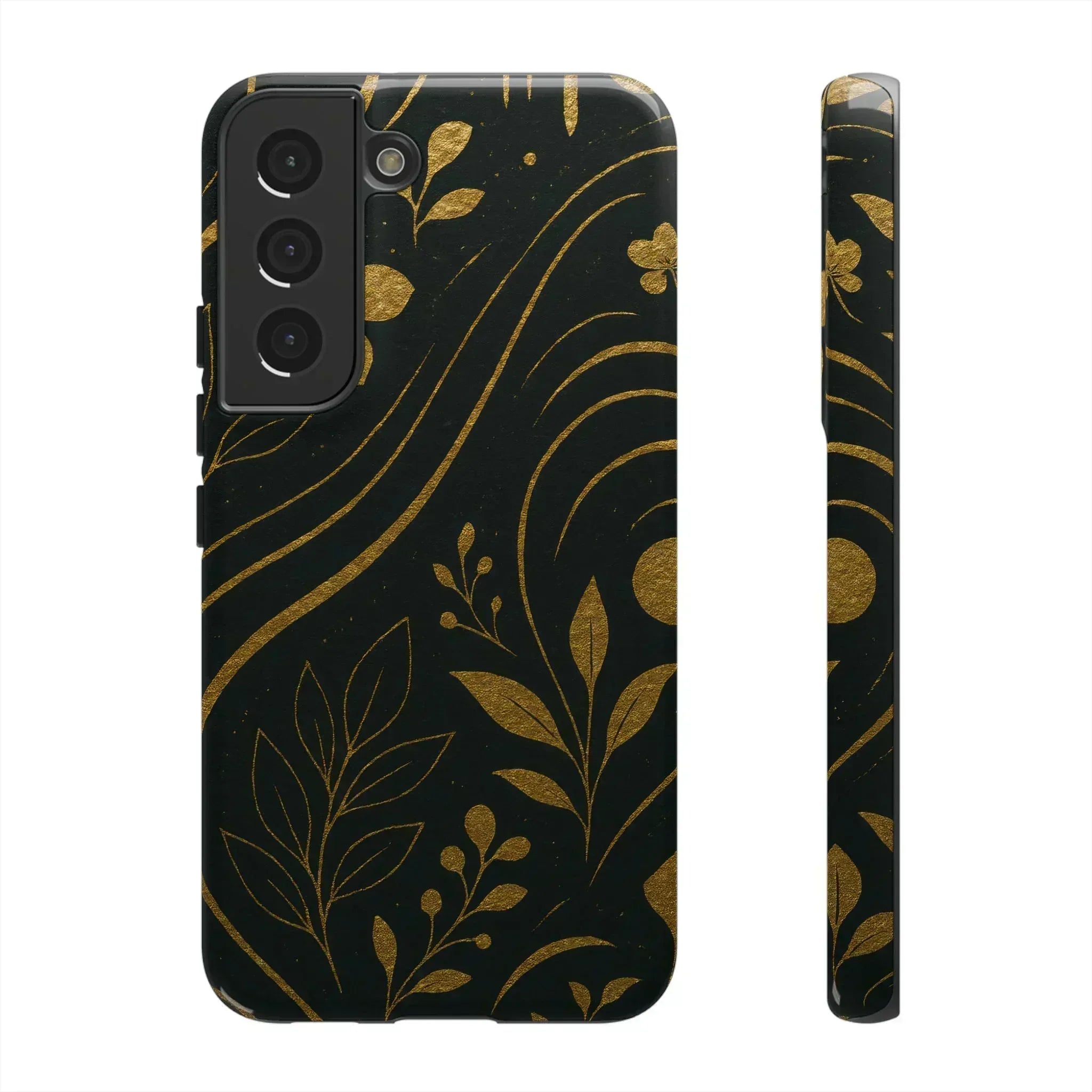 Gold Pattern Phone Case for Galaxy and Pixel - KARARMDESIGN