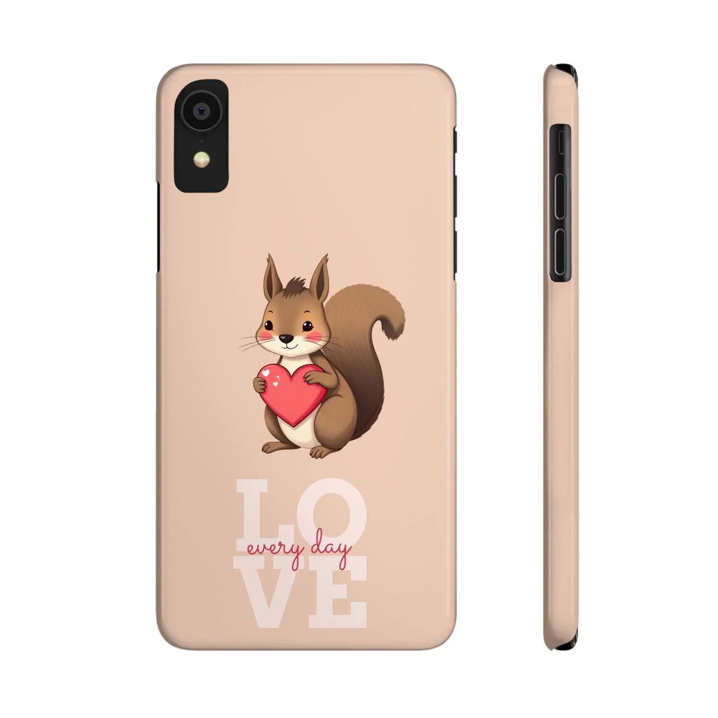 Cute Squirrel Phone Case for iPhone 7 to 16 Series Models - KarArmDesign