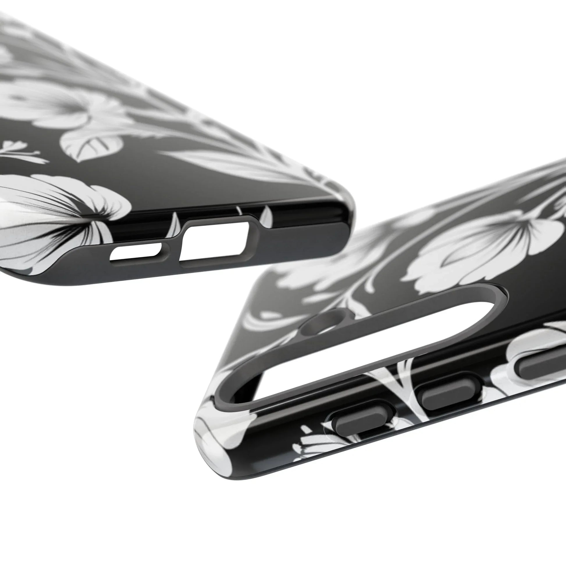 Elegant Floral Phone Case for Galaxy S20-S25 - KARARMDESIGN