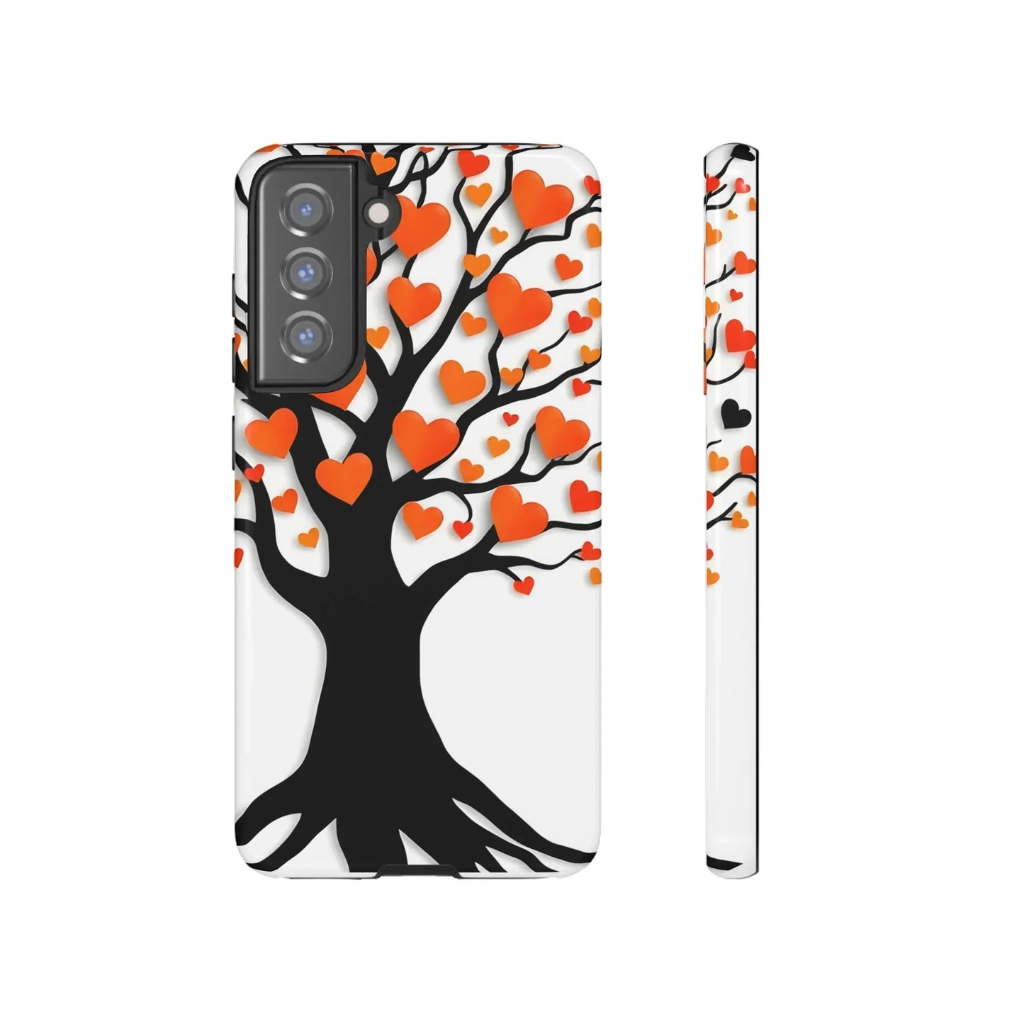 Heart Design Phone Case for iPhone 8–16 and Galaxy S10–S25 Models - KarArmDesign