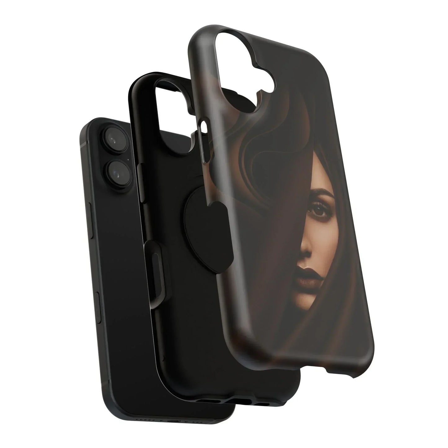 Mystery Woman Phone Case for iPhone 17, Air, Pro, Pro Max - KarArmDesign