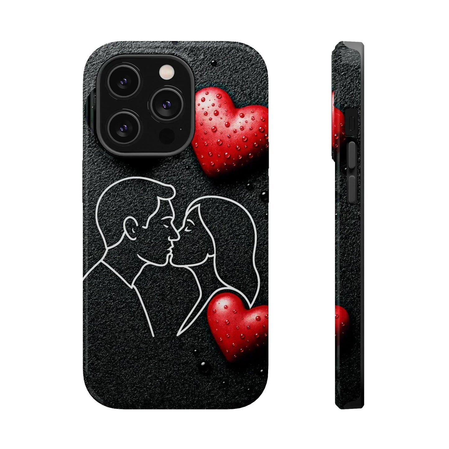 Midnight Kiss Phone Case for iPhone 13-16 Models - KarArmDesign