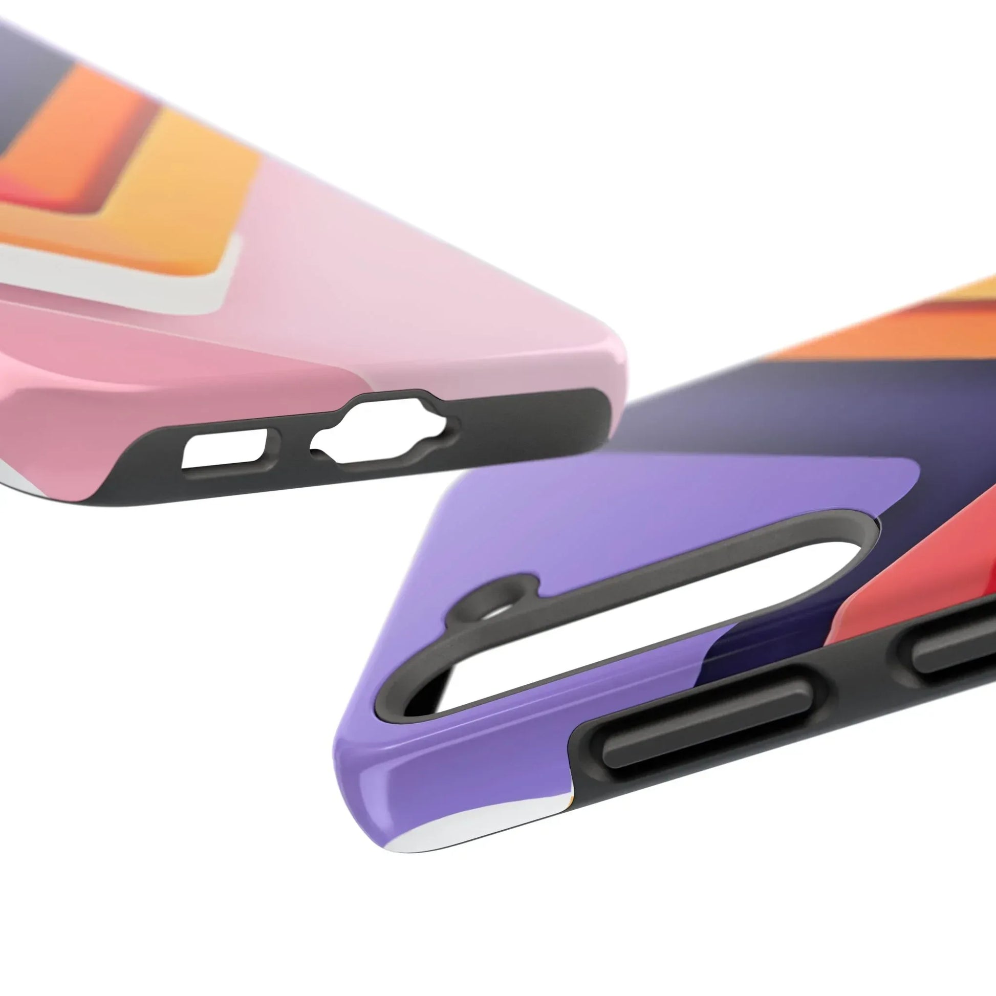 Vibrant Geometric Chevron Phone Case for iPhone and Galaxy - KARARMDESIGN