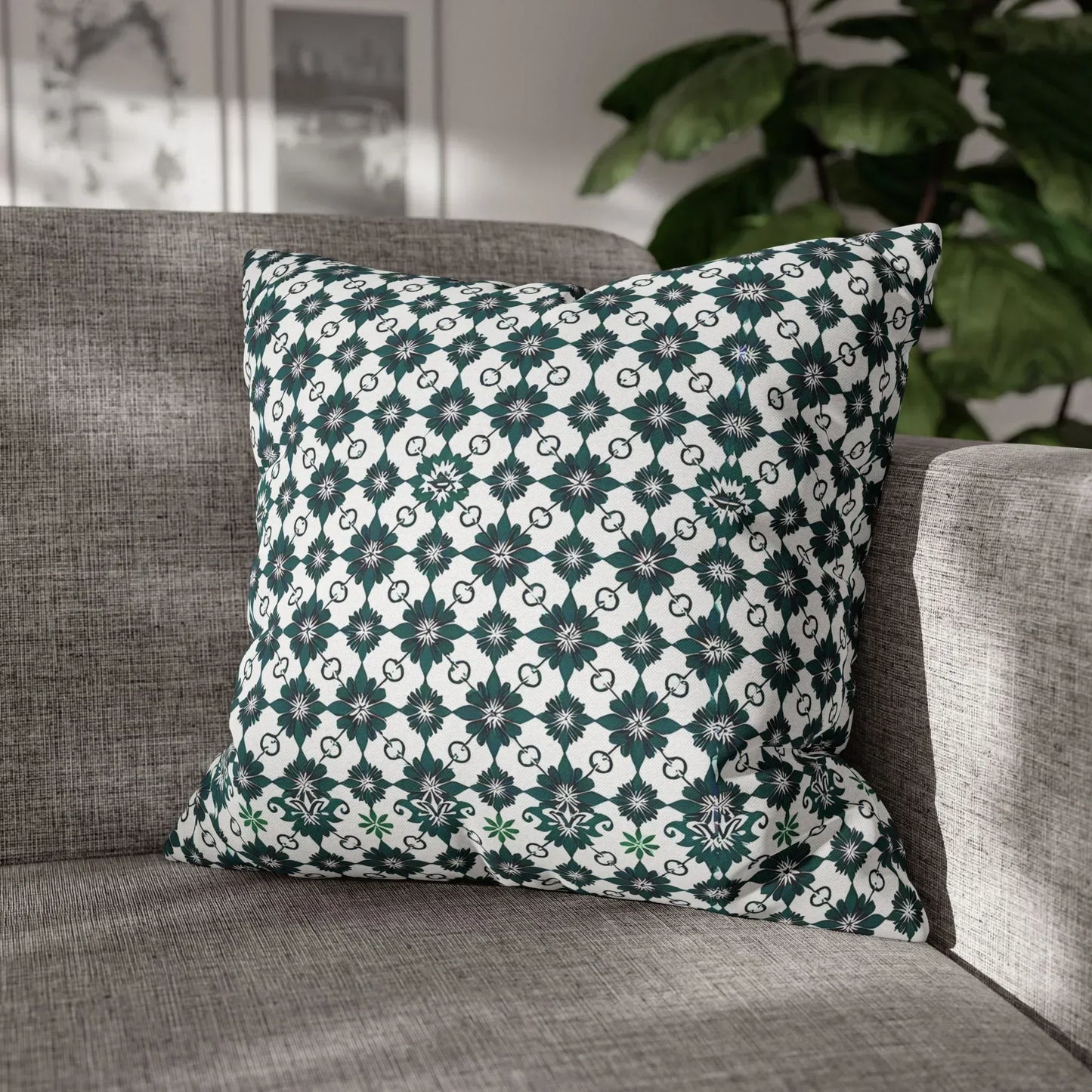Spun Polyester Square Pillowcase - KarArmDesign