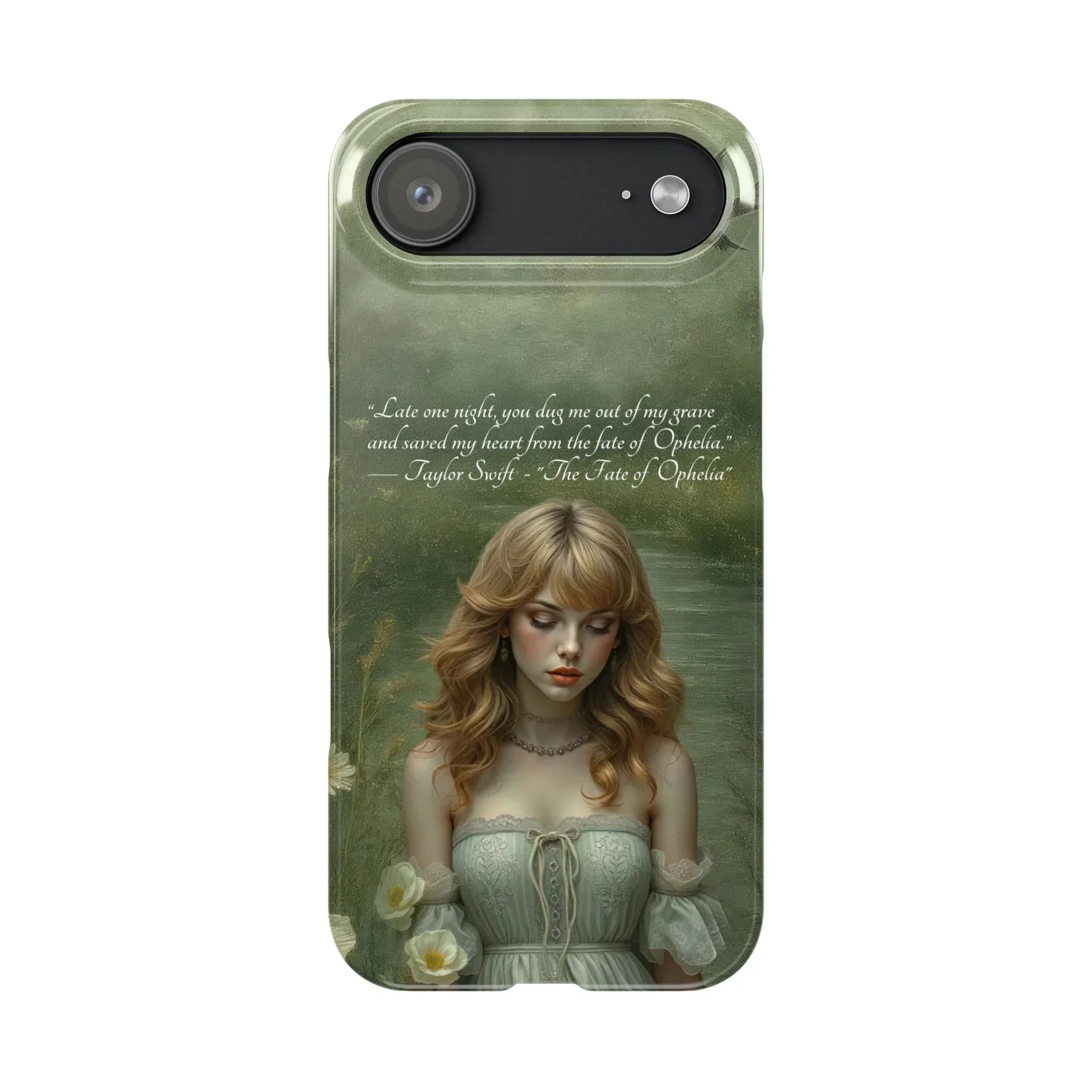 "Melancholic Ophelia" Phone Case for iPhone 11-17 Models - KARARMDESIGN