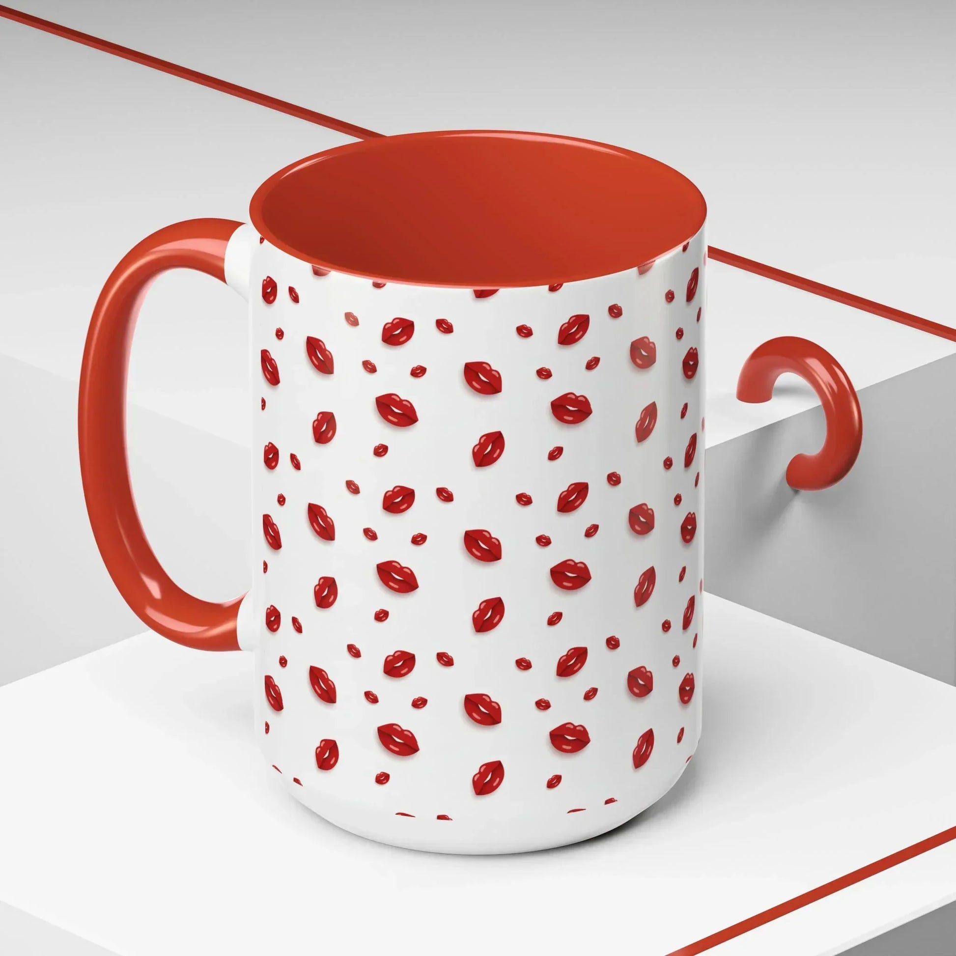 Hot Lips Mug - Accent Coffee Mug (11, 15oz) - KARARMDESIGN