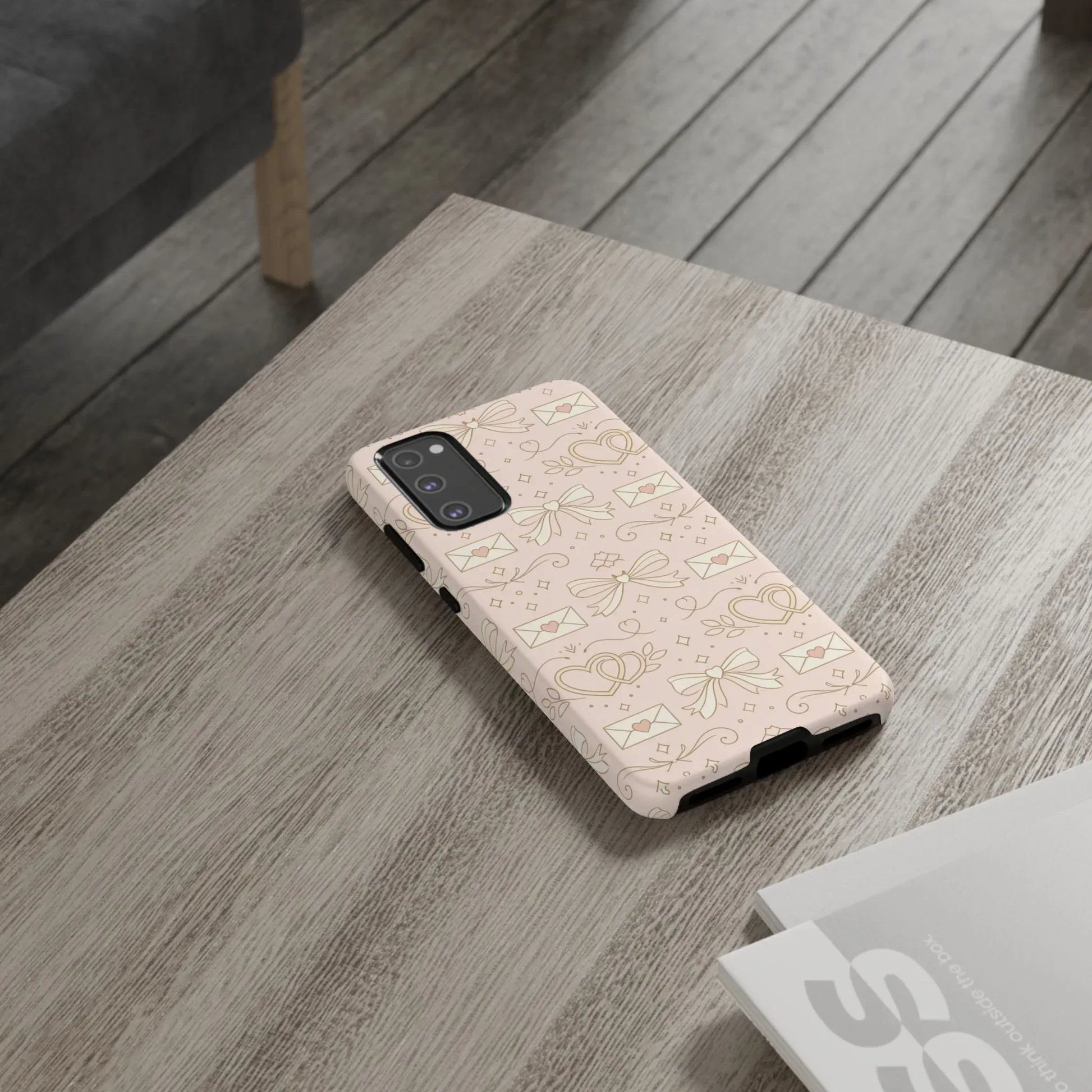 Sweet Romance Tough Phone Case for iPhone 11–17 & Galaxy S10–S25 - KARARMDESIGN