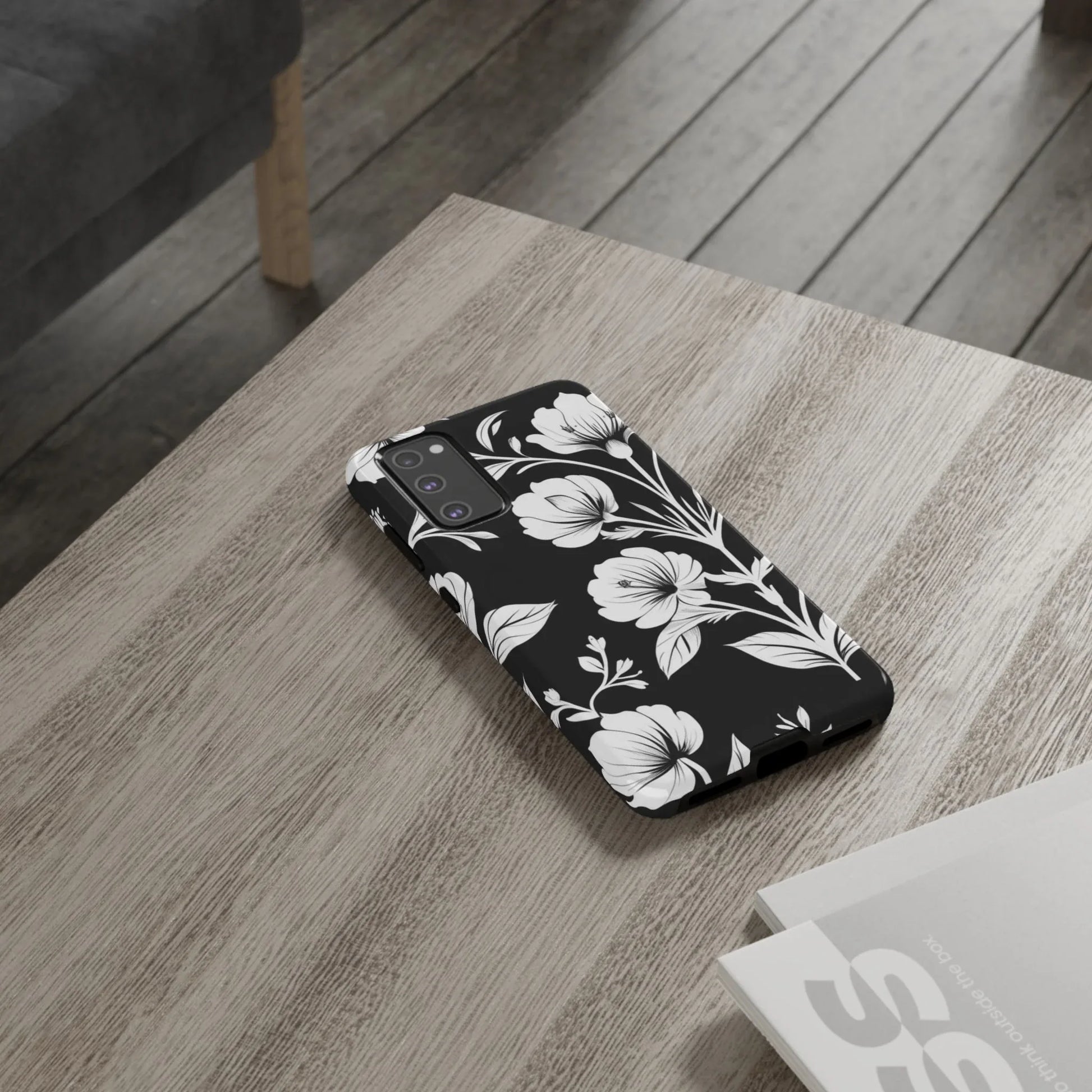 Elegant Floral Phone Case for Galaxy S20-S25 - KARARMDESIGN
