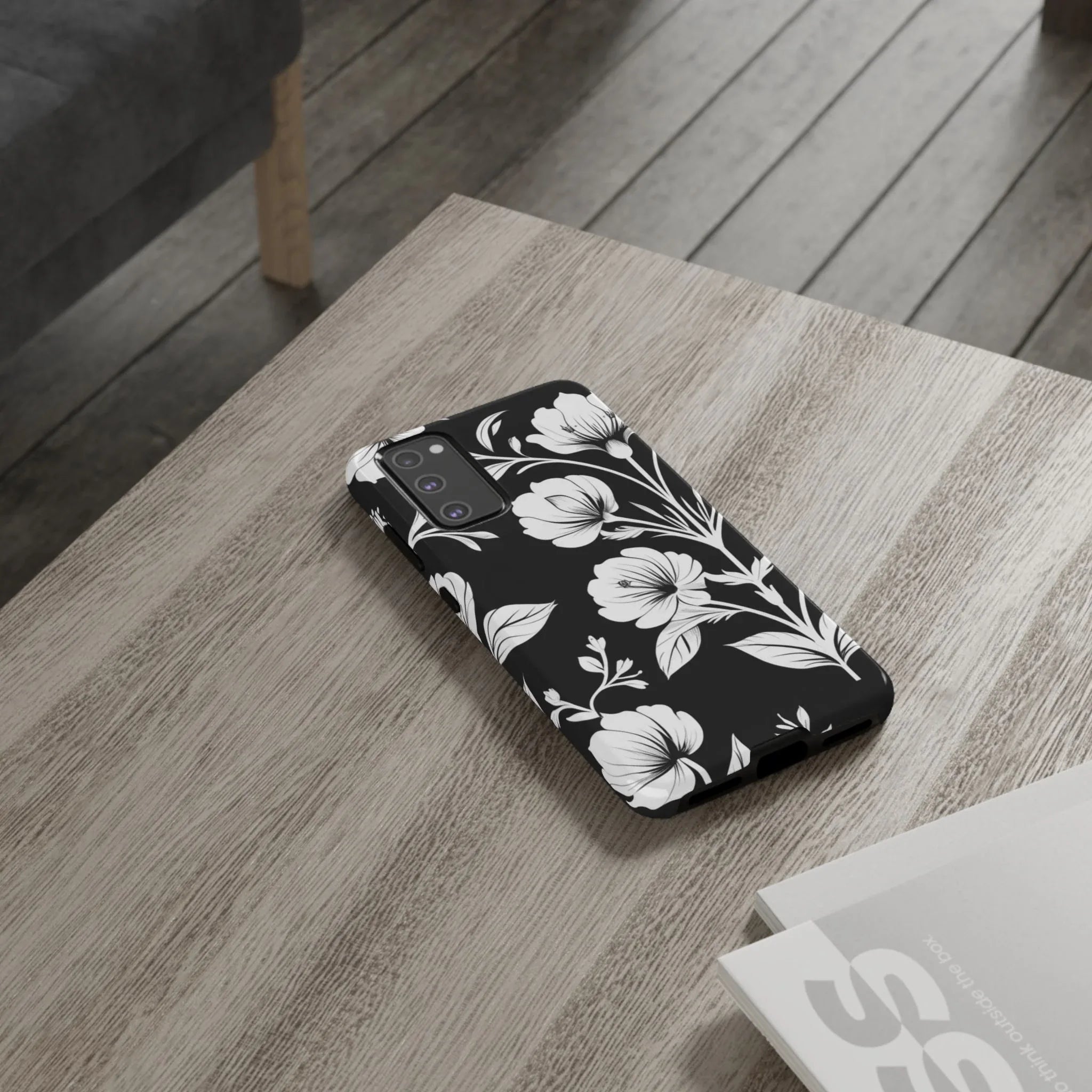 Elegant Floral Phone Case for Galaxy S20-S25 - KARARMDESIGN