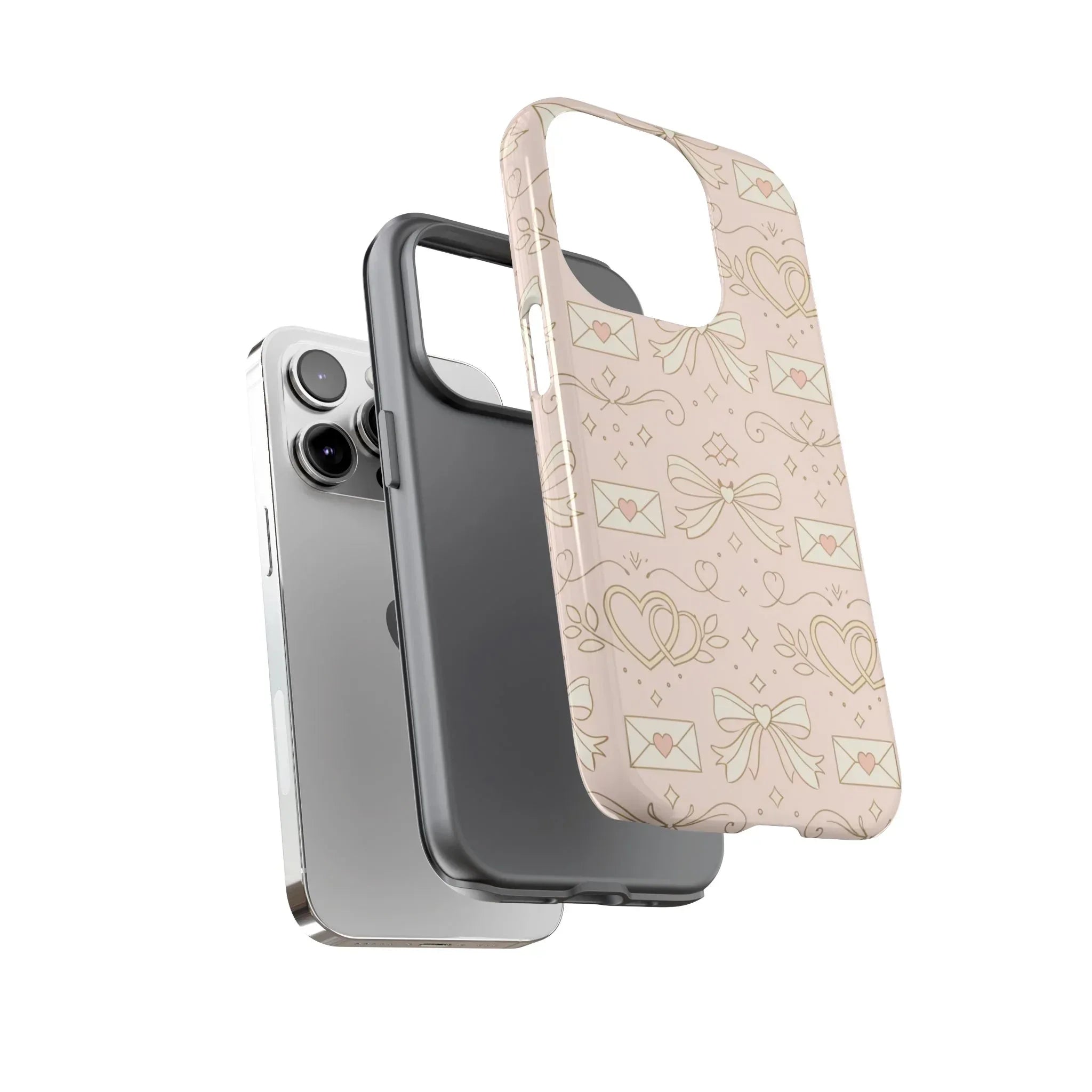 Sweet Romance Tough Phone Case for iPhone 11–17 & Galaxy S10–S25 - KARARMDESIGN