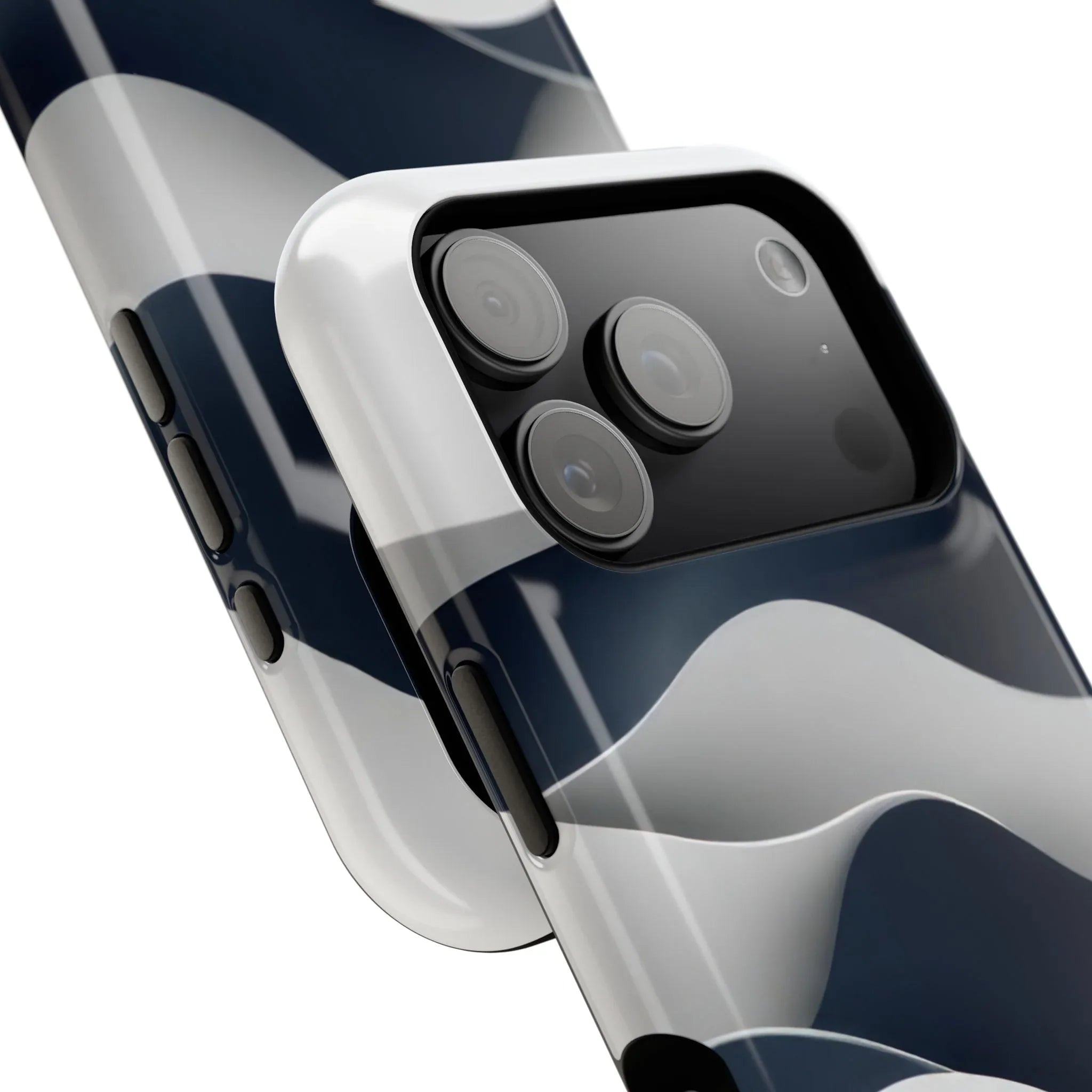 Ocean Flow Phone Case for iPhone 11-17 and Galaxy S21-S22 - KARARMDESIGN