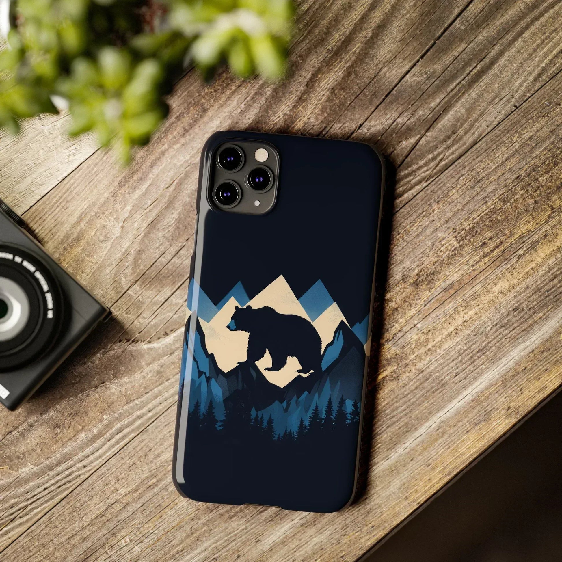 Wild Bear Phone Case for iPhone 11-17 - KARARMDESIGN