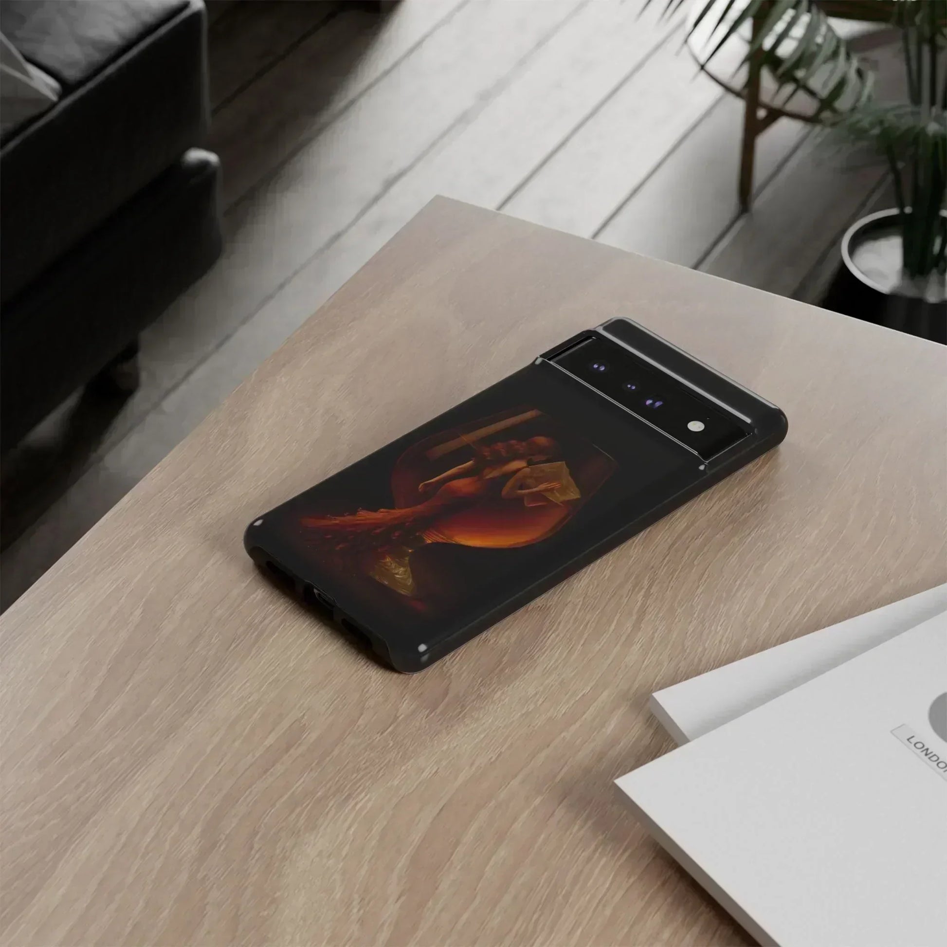 Elegant Midnight Lady Phone Case for iPhone 8-16 and Google Pixel up to 9 Models - KarArmDesign