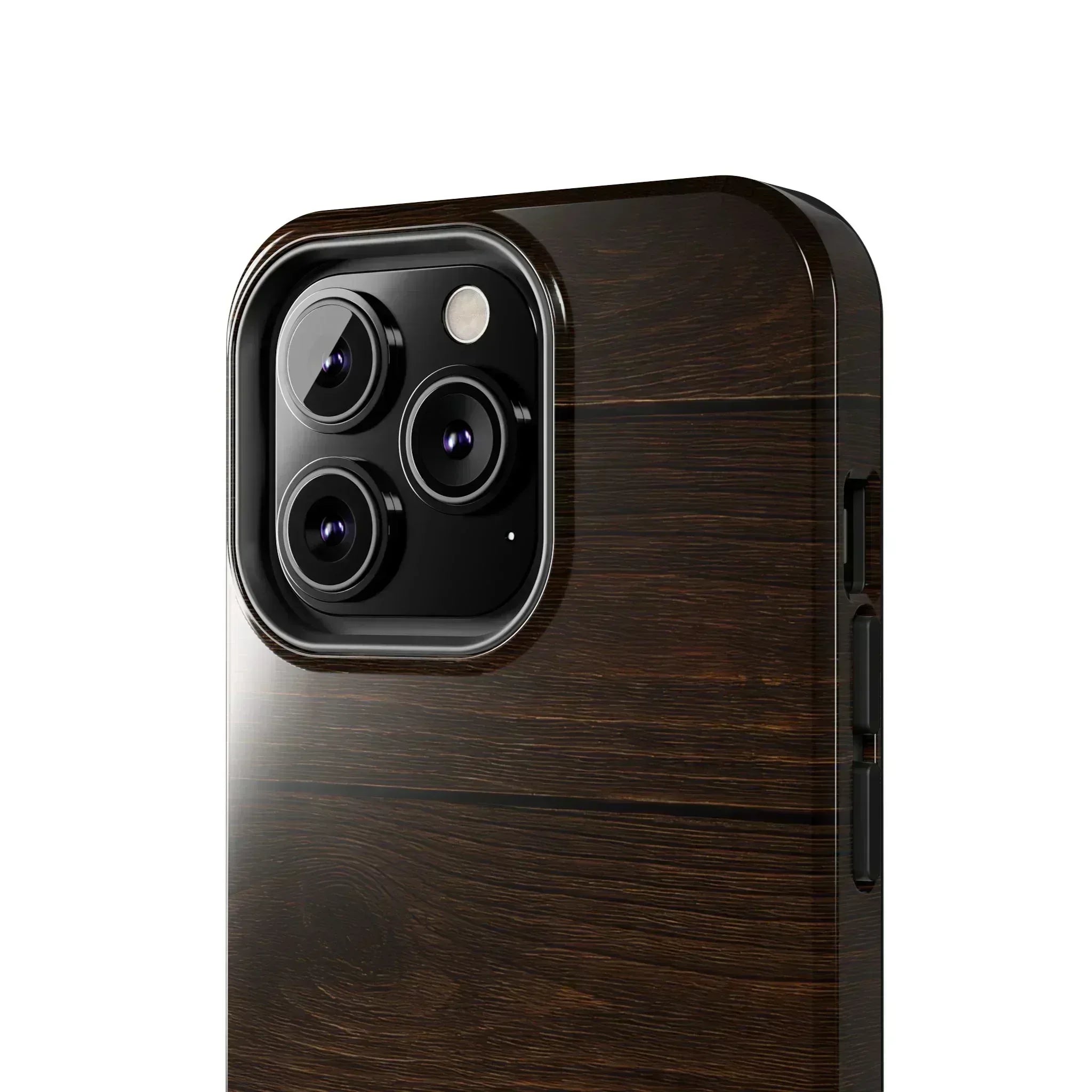 Dark Wood Grain Phone Case for iPhone and Galaxy - KARARMDESIGN