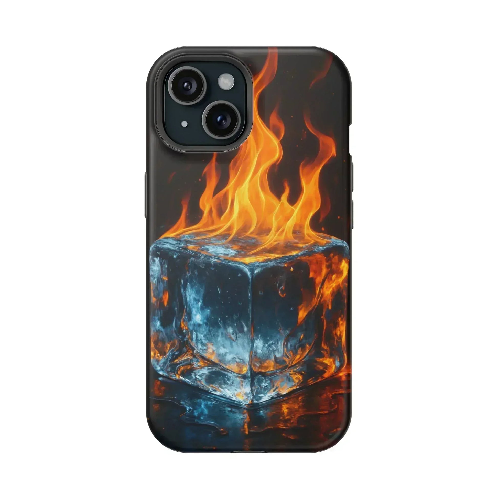 Flame Ice Phone Case for iPhone 12-16 and Galaxy S21-S22 - KARARMDESIGN