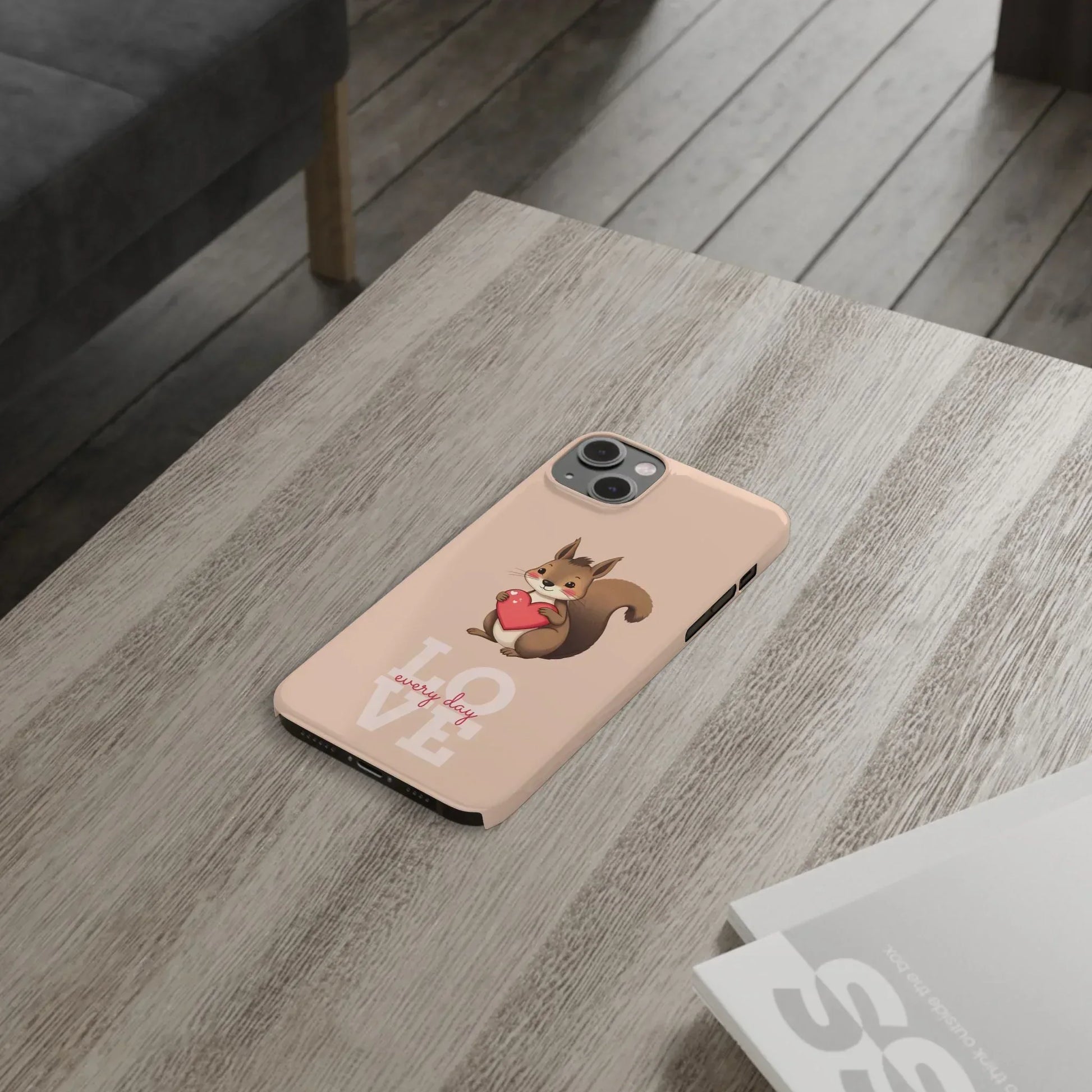 Cute Squirrel Phone Case for iPhone 11-17 - KARARMDESIGN