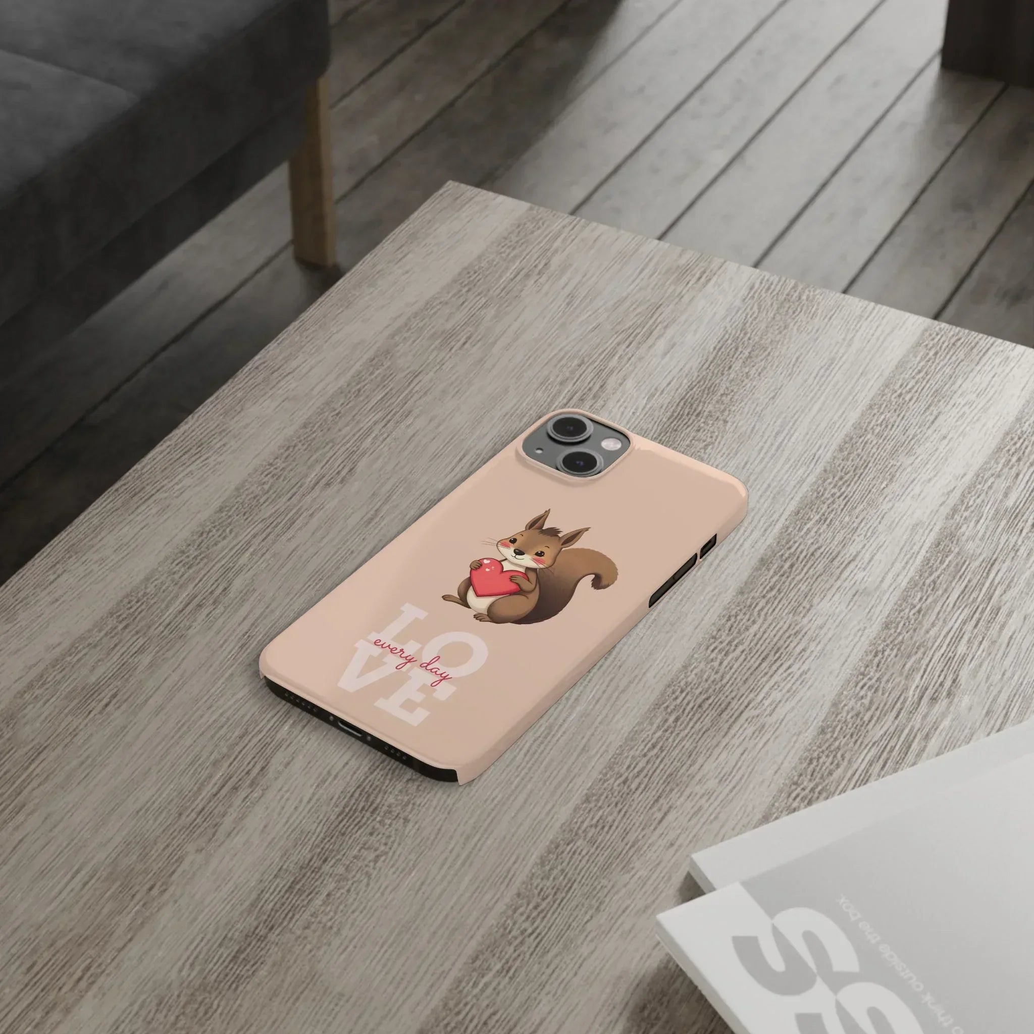 Cute Squirrel Phone Case for iPhone 11-17 - KARARMDESIGN