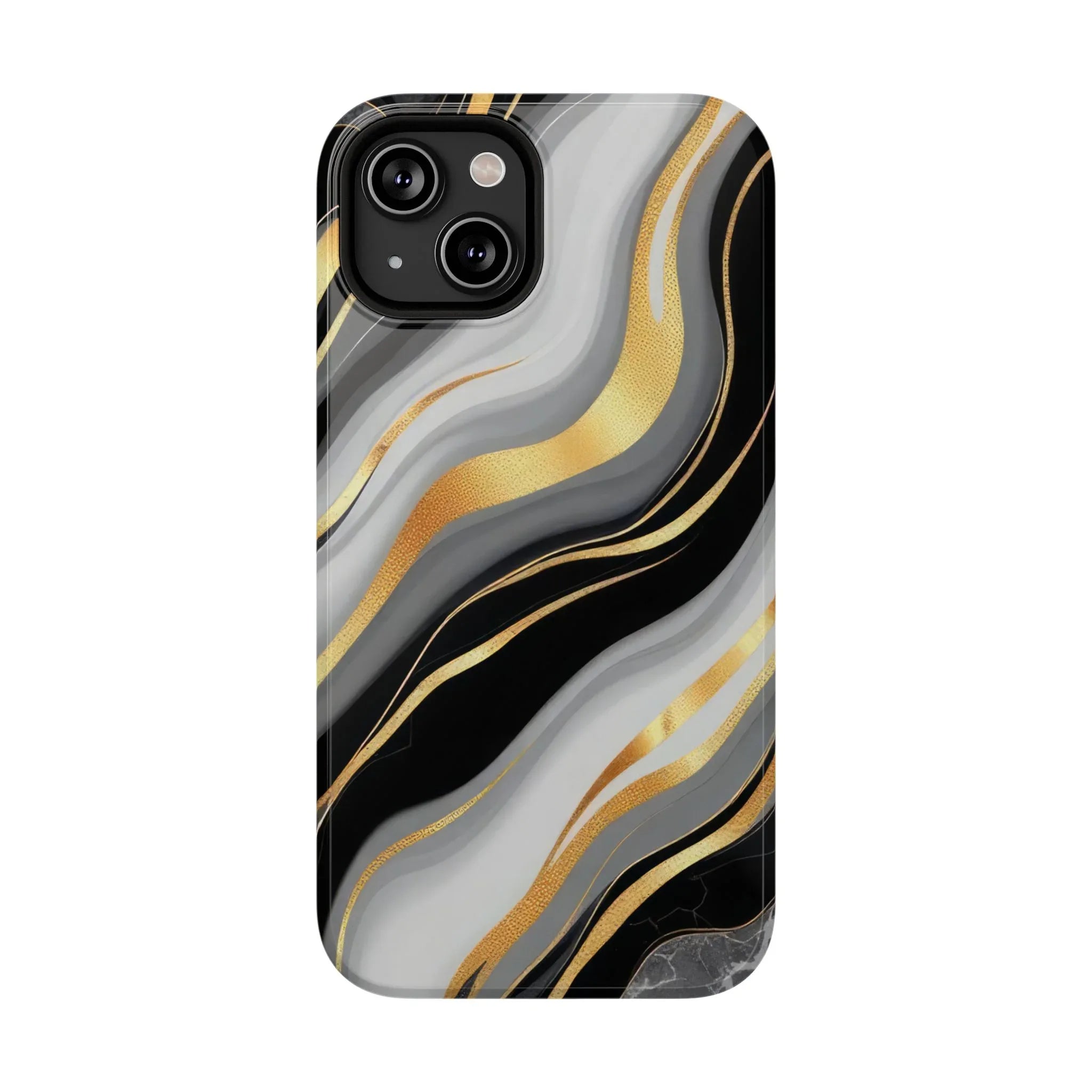 Modern Marble Flow Phone Case for iPhone 11-17 - KARARMDESIGN