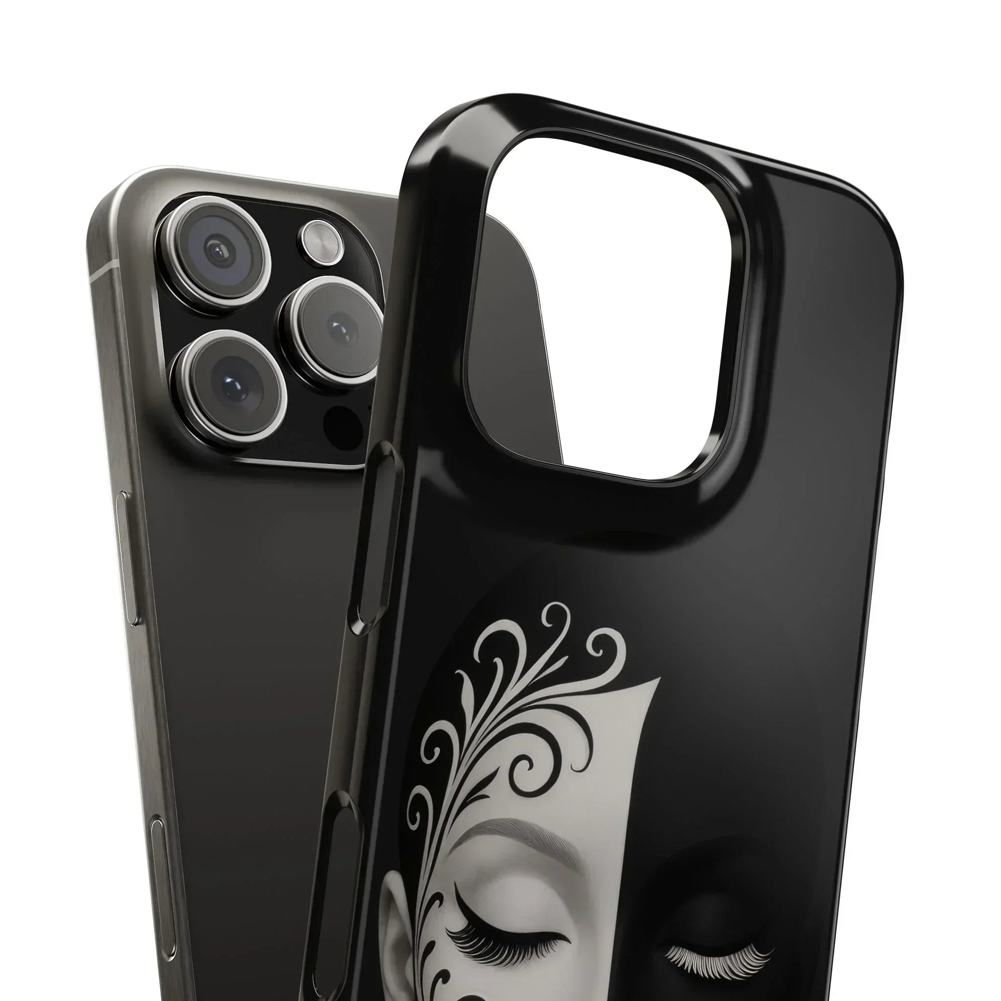 Artistic Head Design Phone Case for iPhone 7-16 Models - KarArmDesign