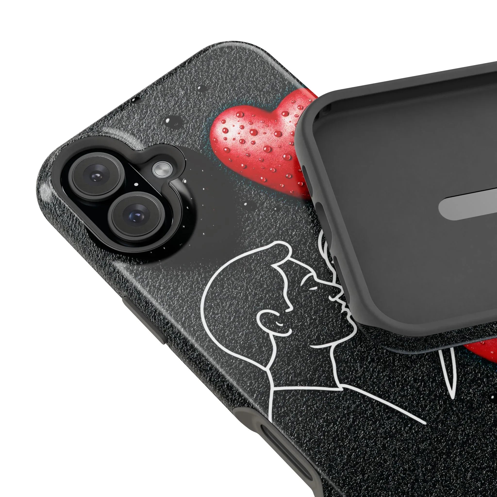 Midnight Kiss Phone Case for iPhone 13-17 - KARARMDESIGN