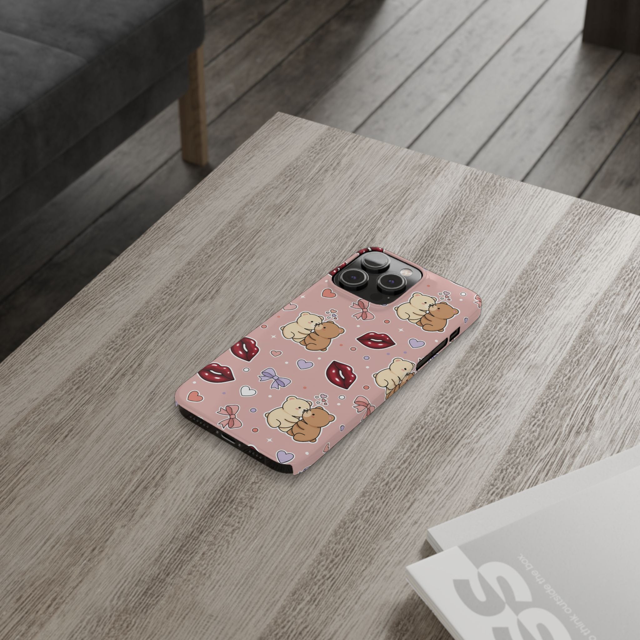 Bear Hug Bliss Phone Case for iPhone 11–17