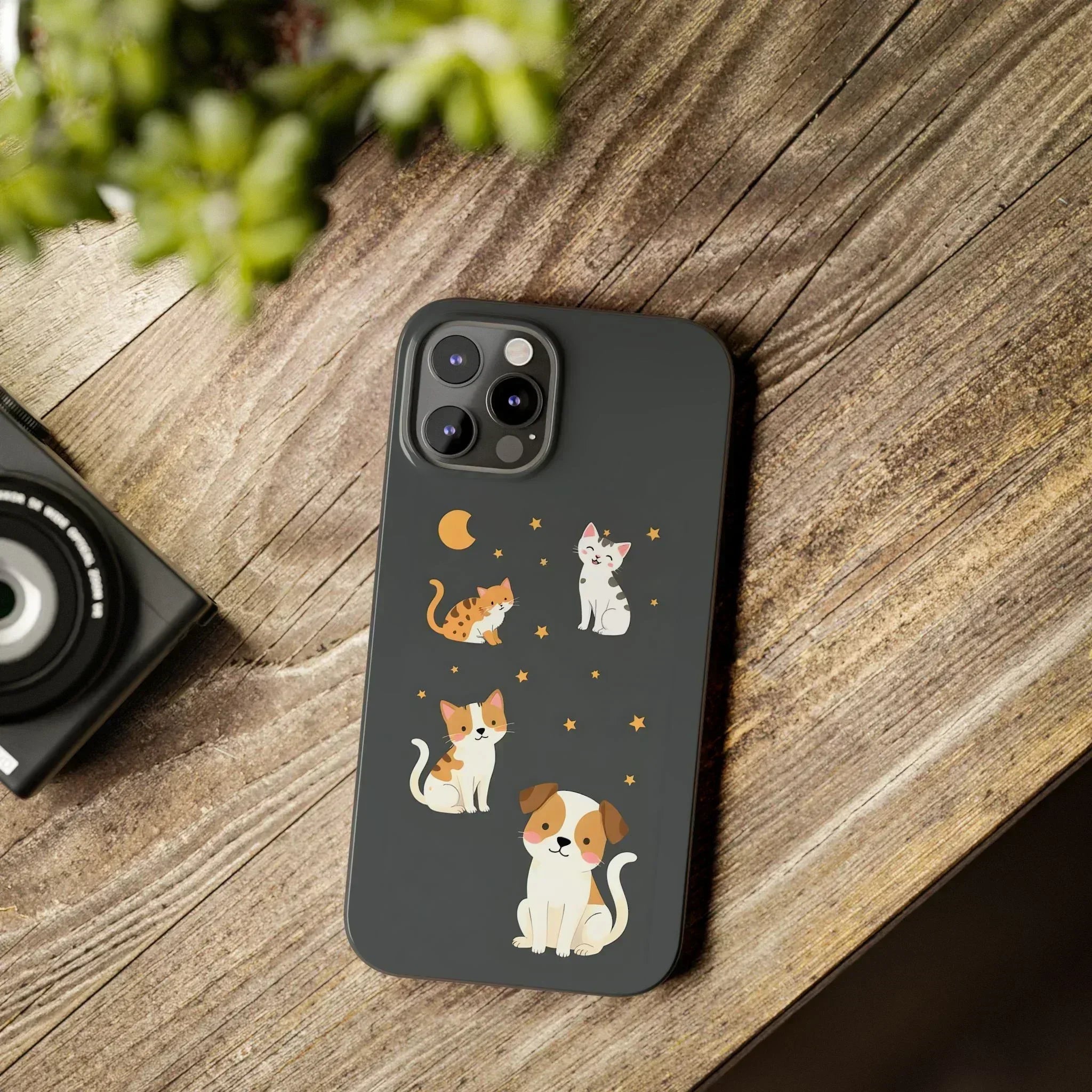 Cute Cat and Dog Phone Case for iPhone 11-17 - KARARMDESIGN