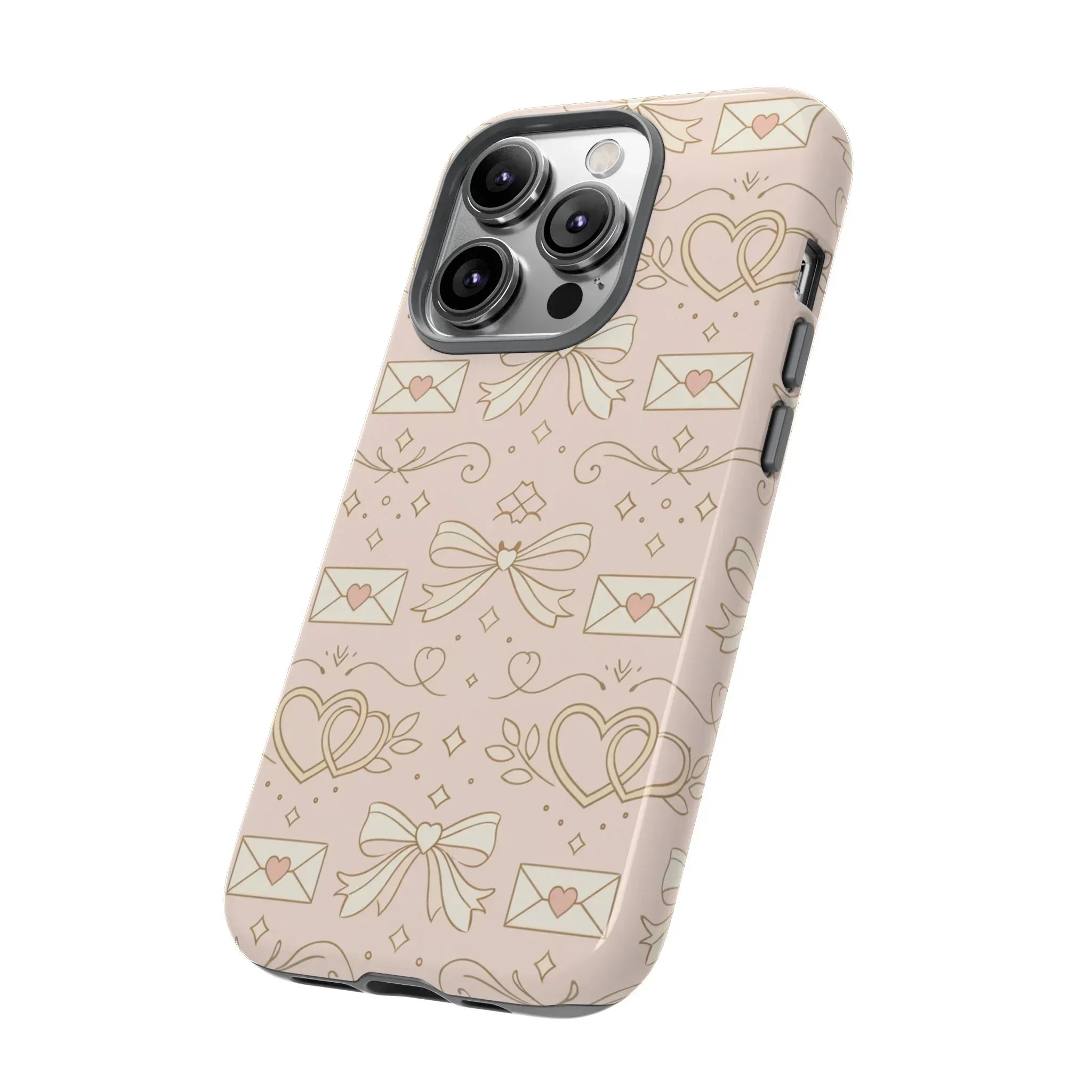Sweet Romance Tough Phone Case for iPhone 11–17 & Galaxy S10–S25 - KARARMDESIGN