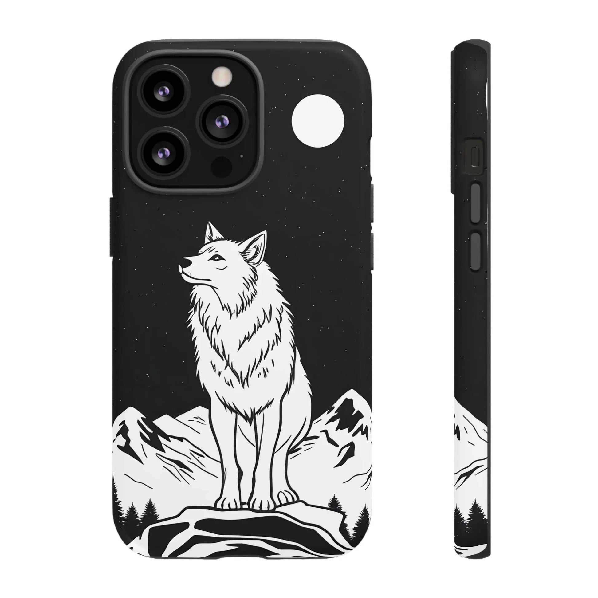 Majestic Wolf Phone Case for iPhone and Galaxy - KARARMDESIGN