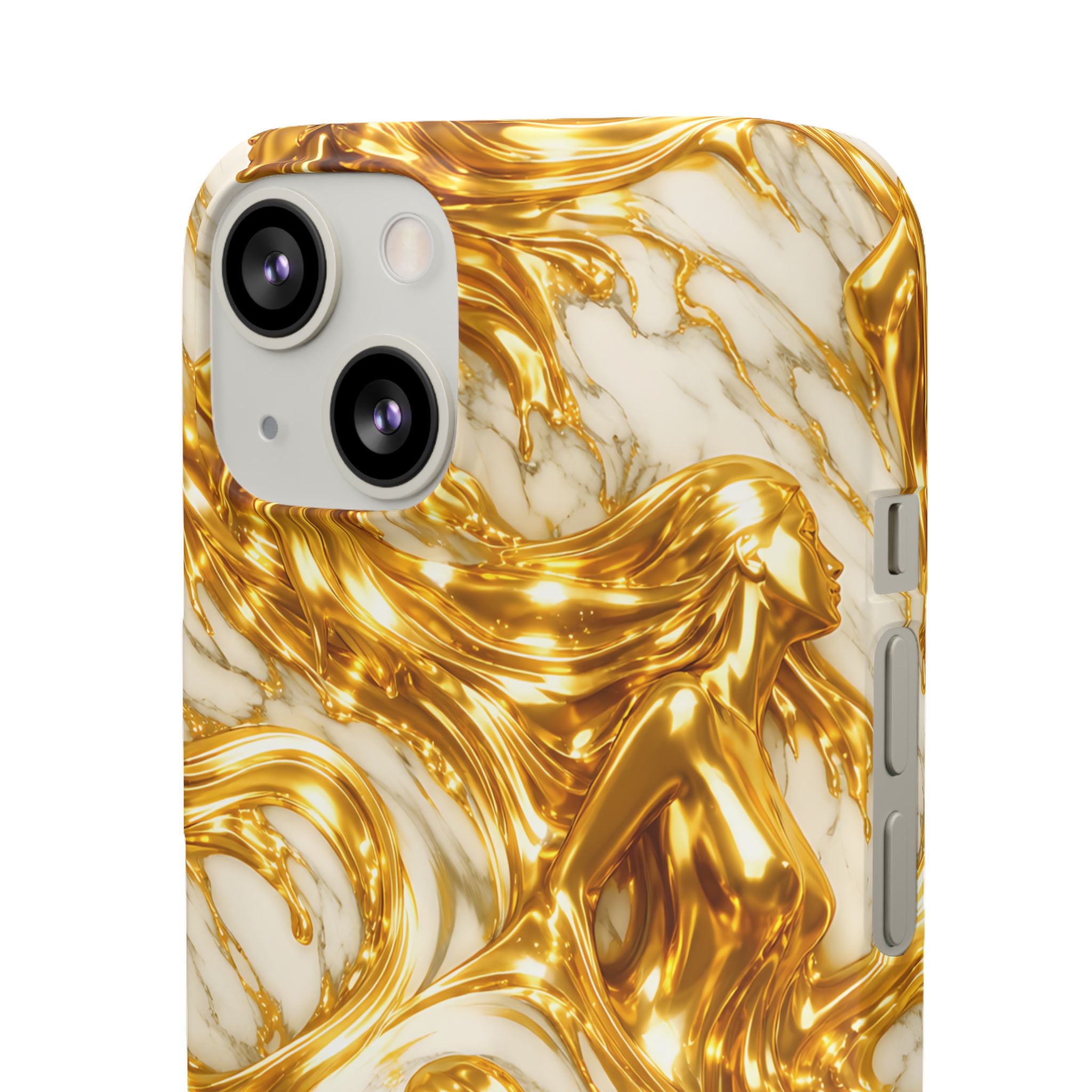 Divine Gold Woman Snap Phone Case for iPhone & Galaxy