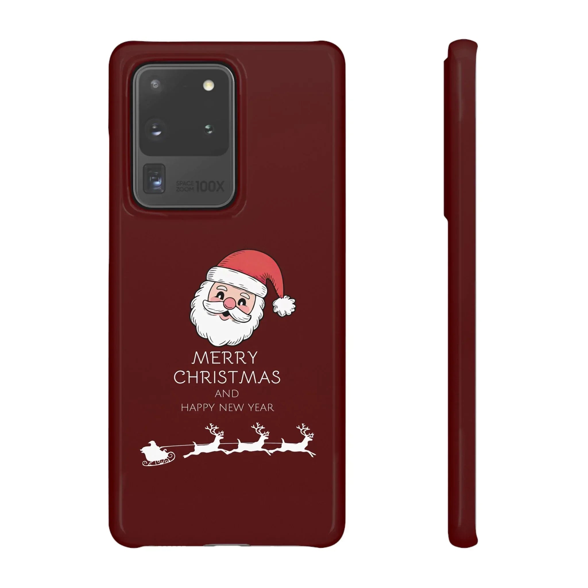 Crimson Claus Phone Case for iPhone 8-17 and Galaxy S20-S25 - KARARMDESIGN