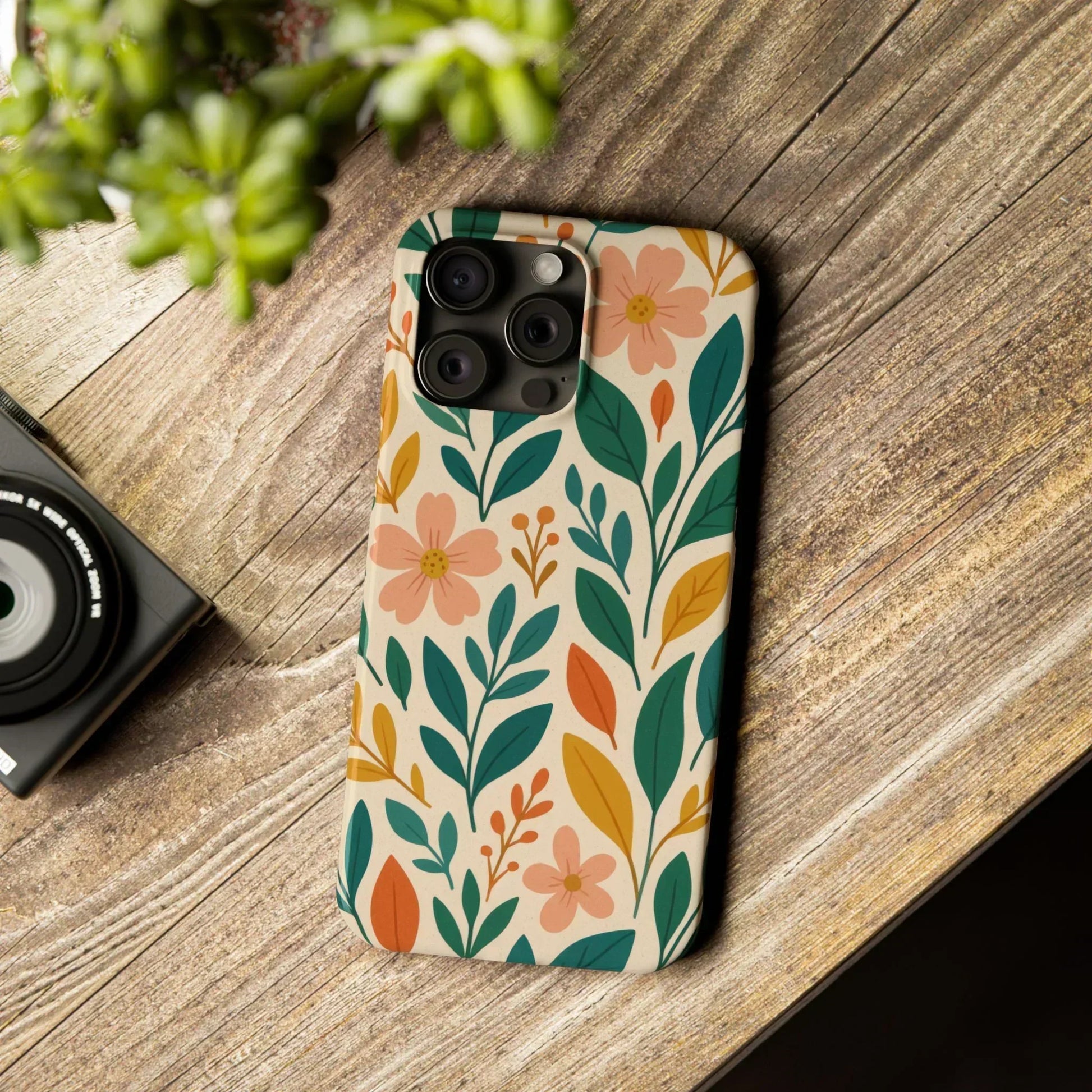 Floral Harmony Phone Case for iPhone 7-16 Models - KarArmDesign