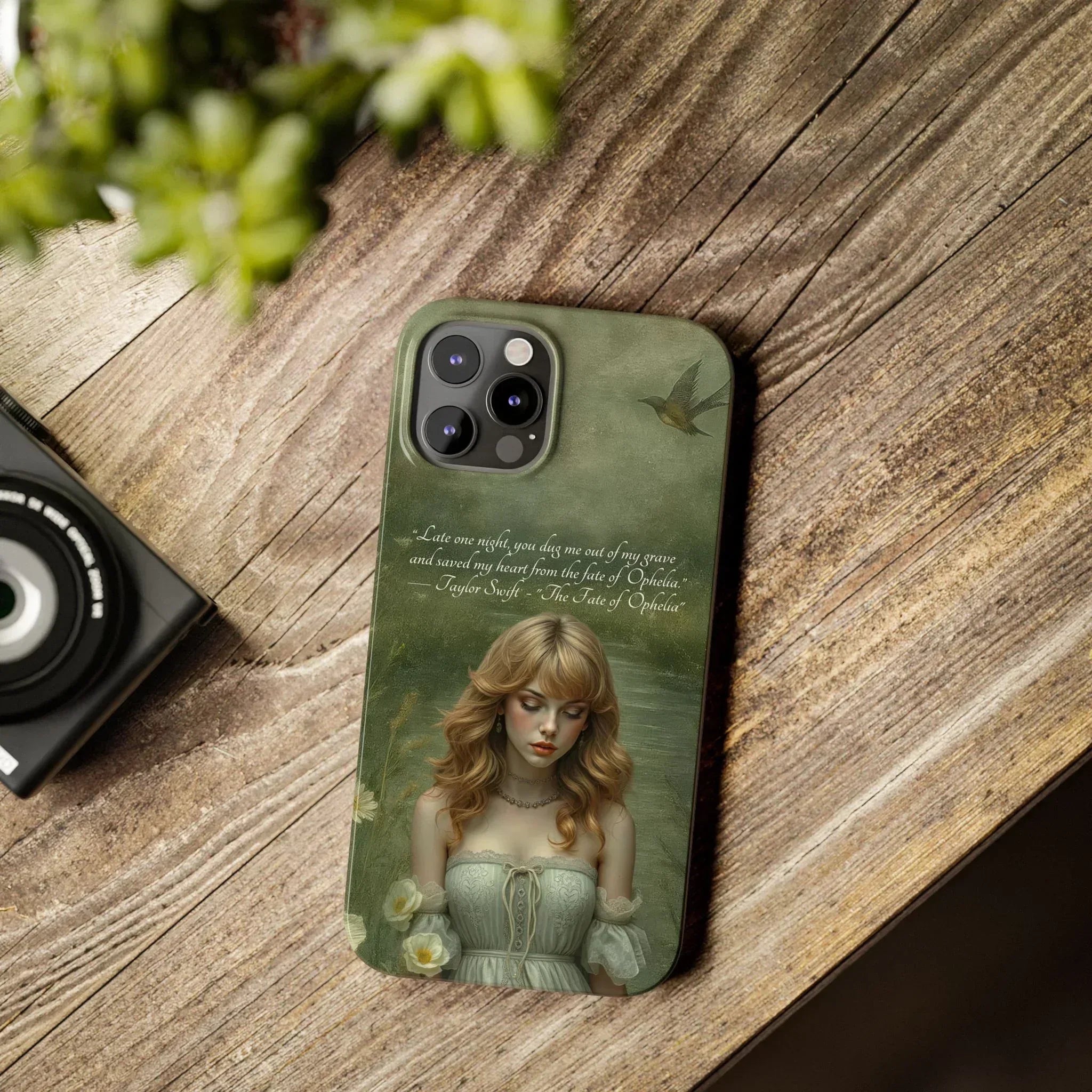 "Melancholic Ophelia" Phone Case for iPhone 11-17 Models - KARARMDESIGN