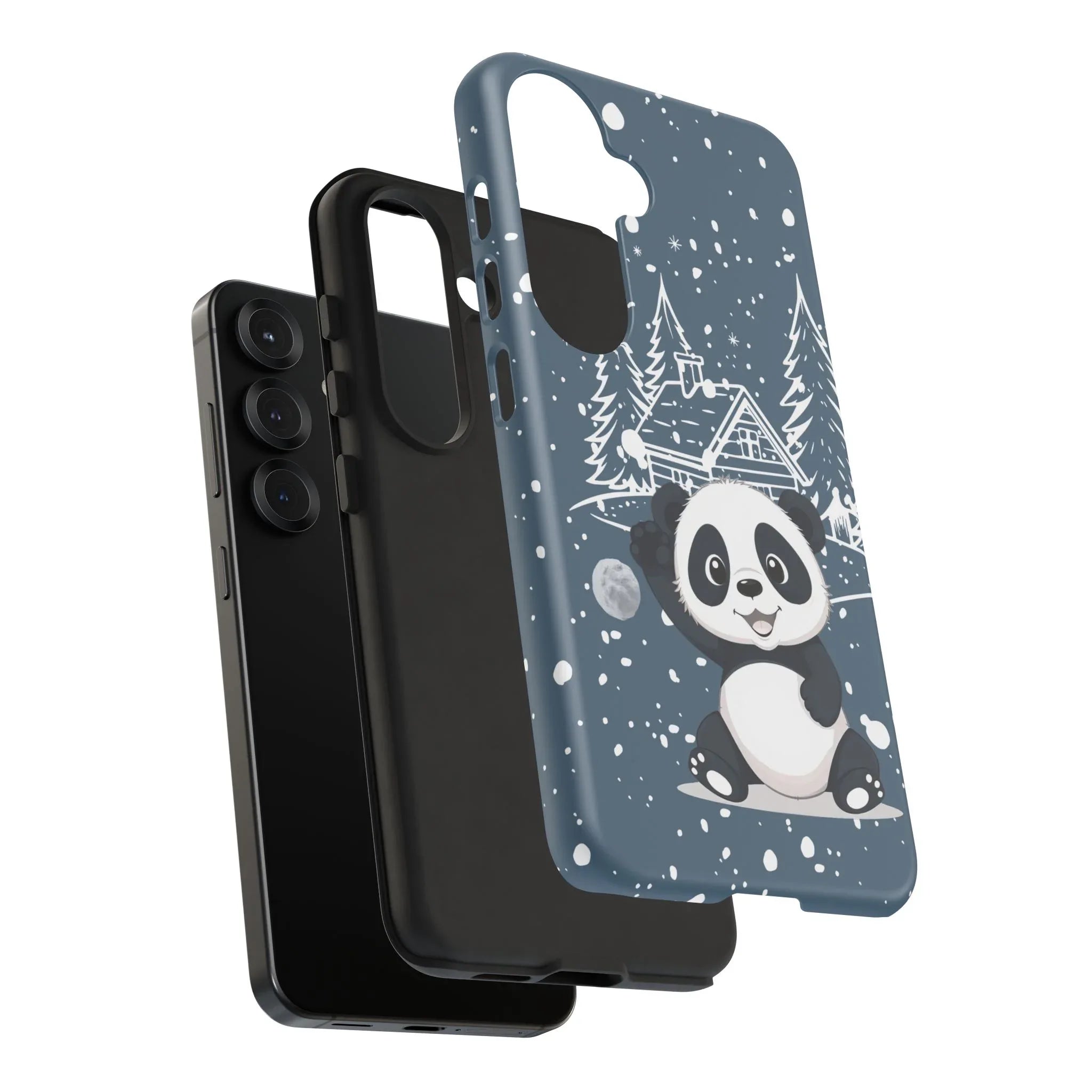 Cute Panda Phone Case for Samsung Galaxy and Google Pixel - KARARMDESIGN