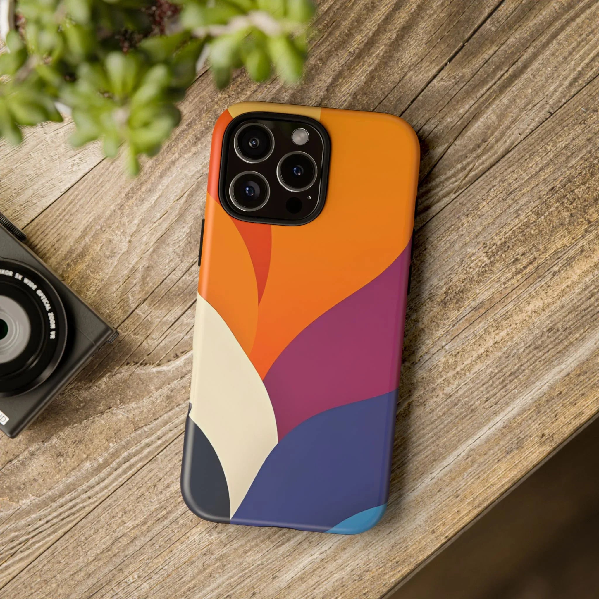 Vibrant Abstract Design Phone Case for iPhone and Galaxy - KARARMDESIGN