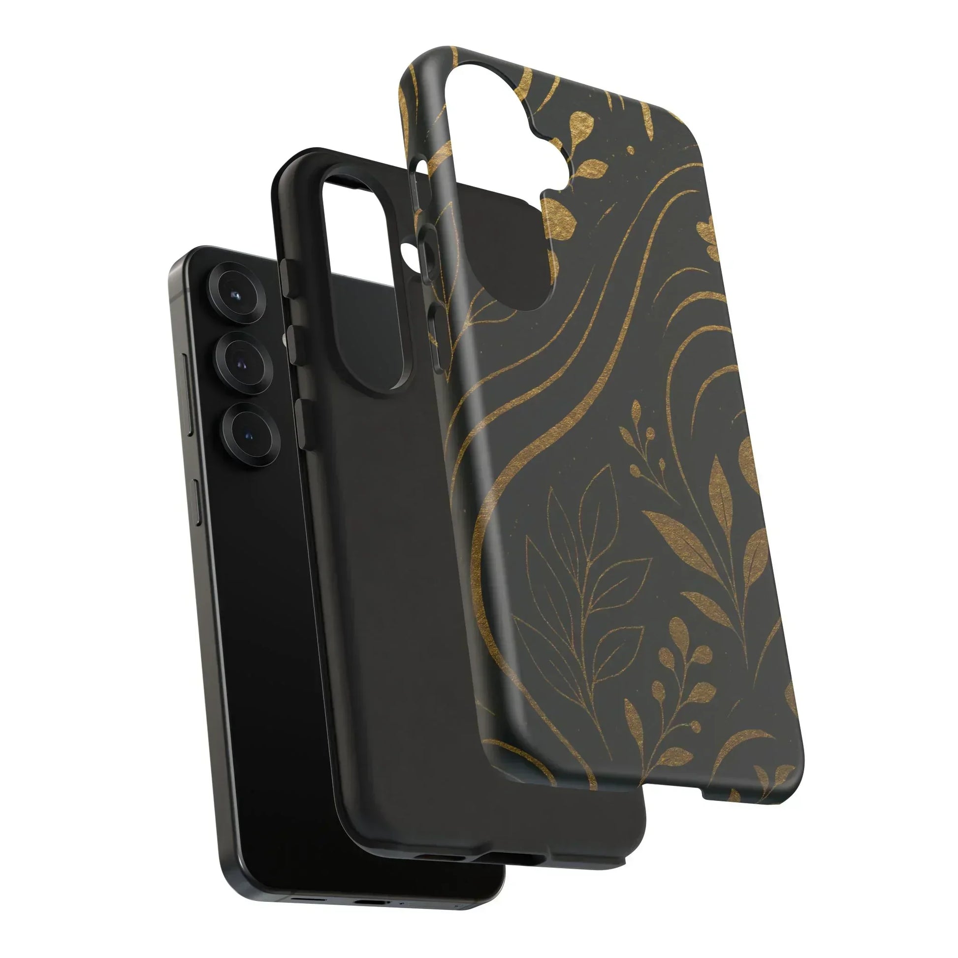 Foil Frenzy Abstract Gold Pattern Phone Case for Samsung Galaxy and Google Pixel - KarArmDesign