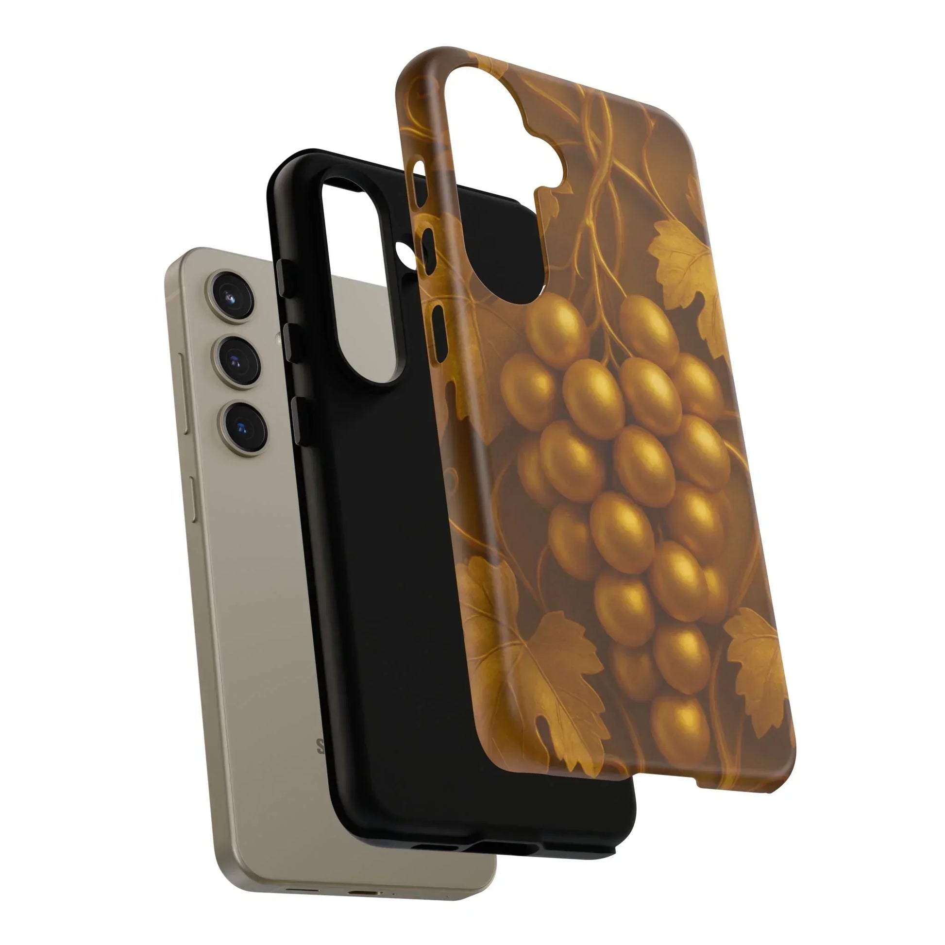 Golden Grapes Phone Case for Samsung Galaxy S10-S25 Models - KarArmDesign
