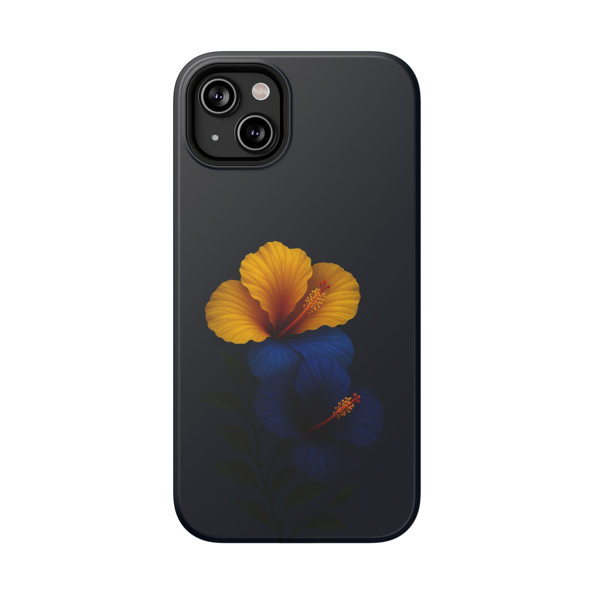 Elegant Hibiscus Phone Case for iPhone 11-17 and Galaxy S21-S22