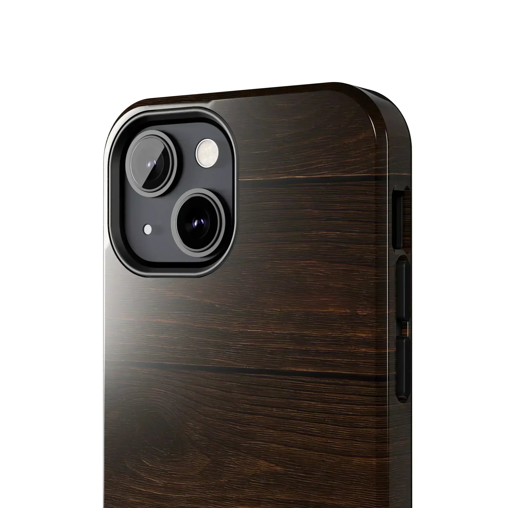 Dark Wood Grain Phone Case for iPhone and Galaxy - KARARMDESIGN