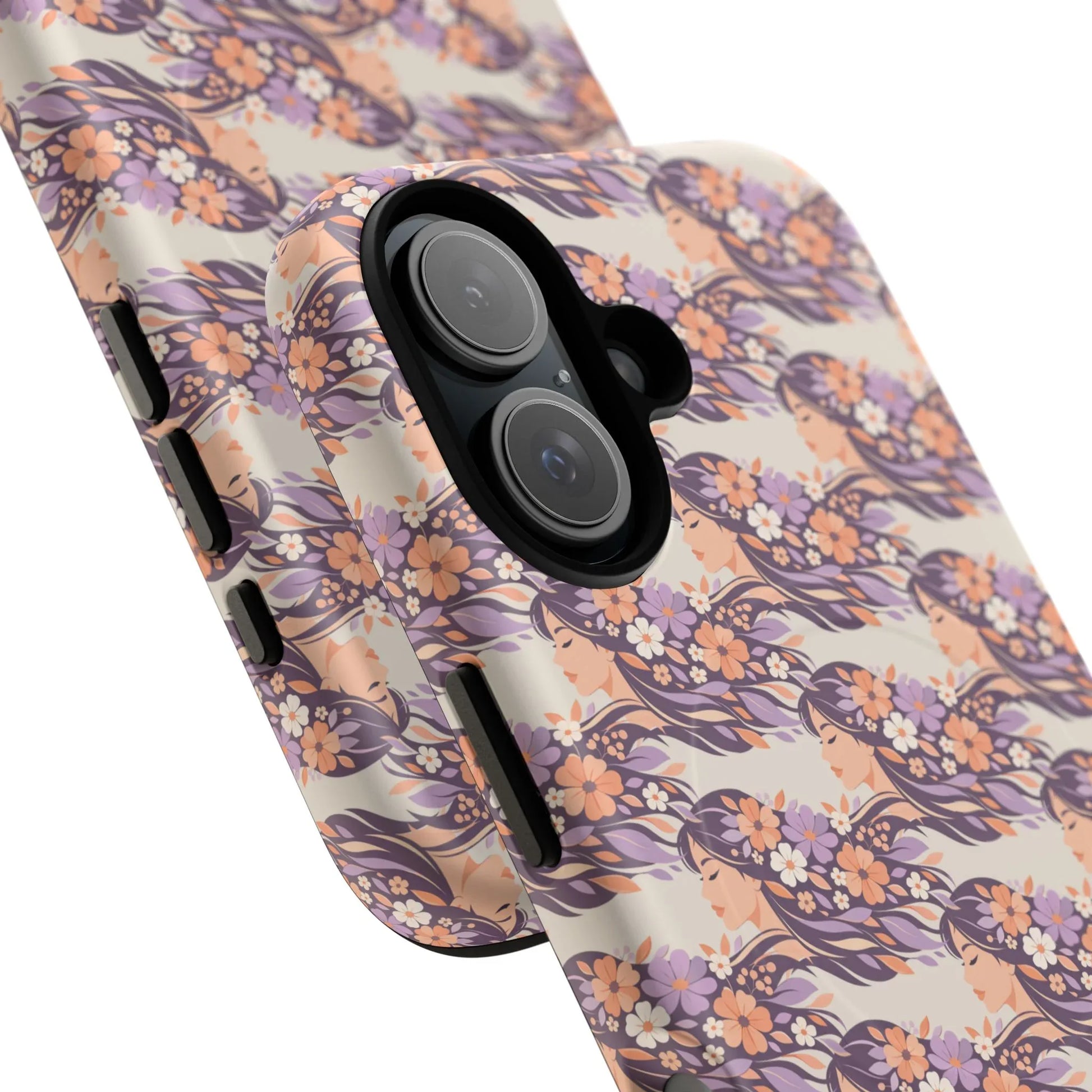 Floral Goddess Phone Case for iPhone 13-17 - KARARMDESIGN