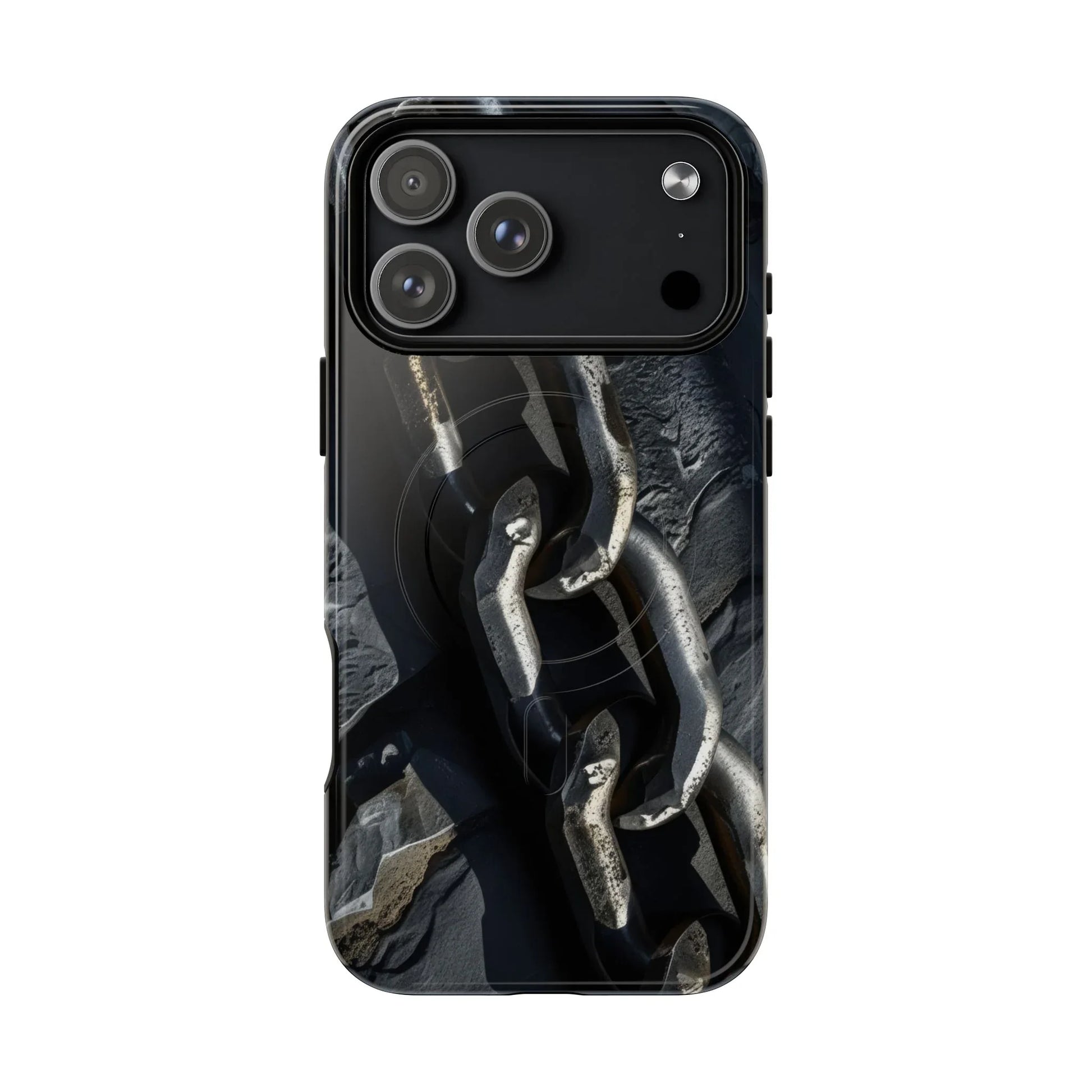“Iron Chain” Tough Magnetic Phone Case for iPhone 13-17 - KARARMDESIGN