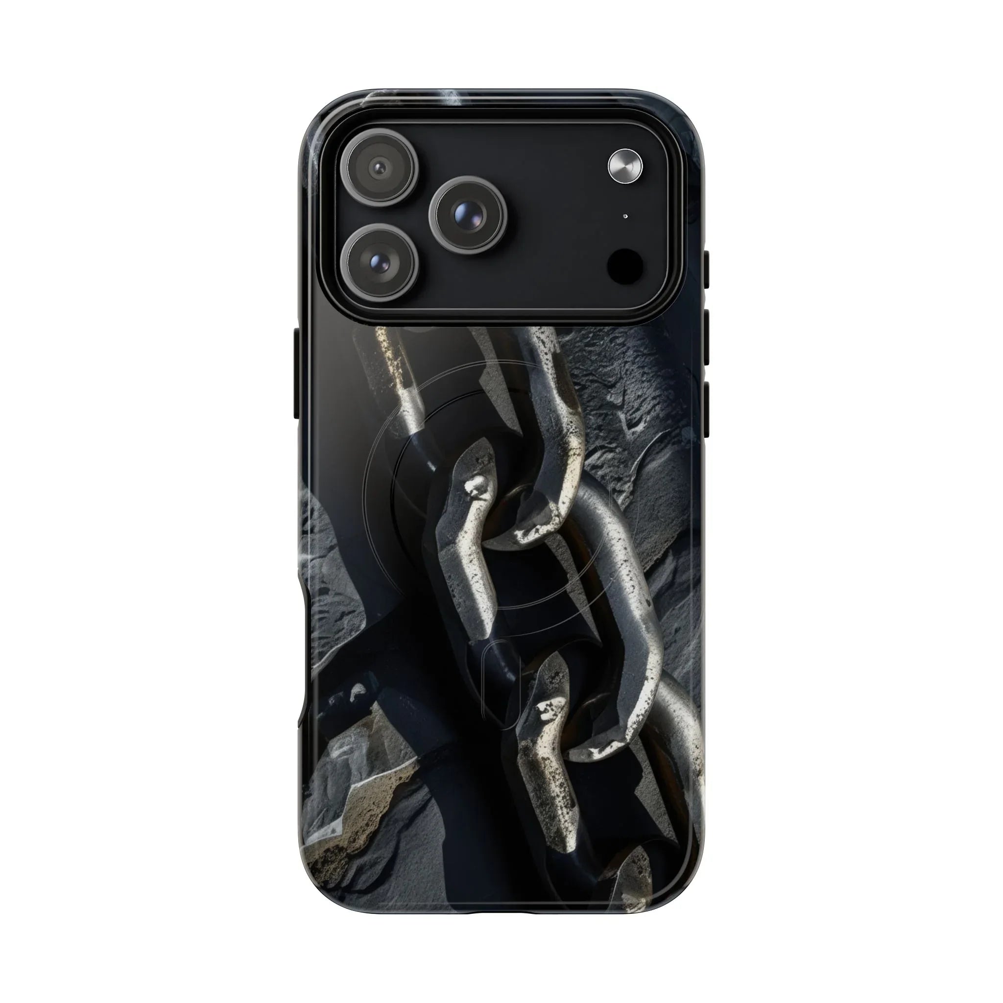 “Iron Chain” Tough Magnetic Phone Case for iPhone 13-17 - KARARMDESIGN