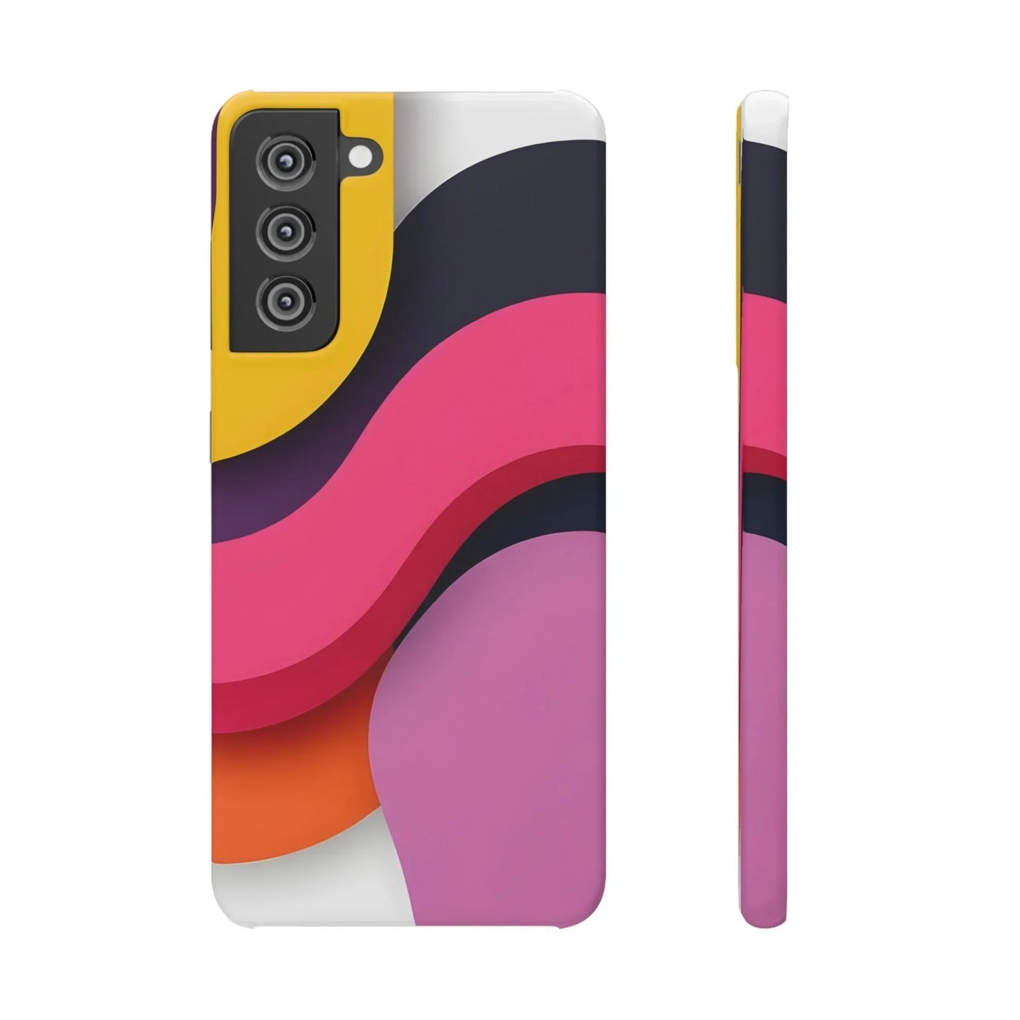 Abstract Phone Case for iPhone 7-16 and Samsung Galaxy S10-S25 Models - KarArmDesign