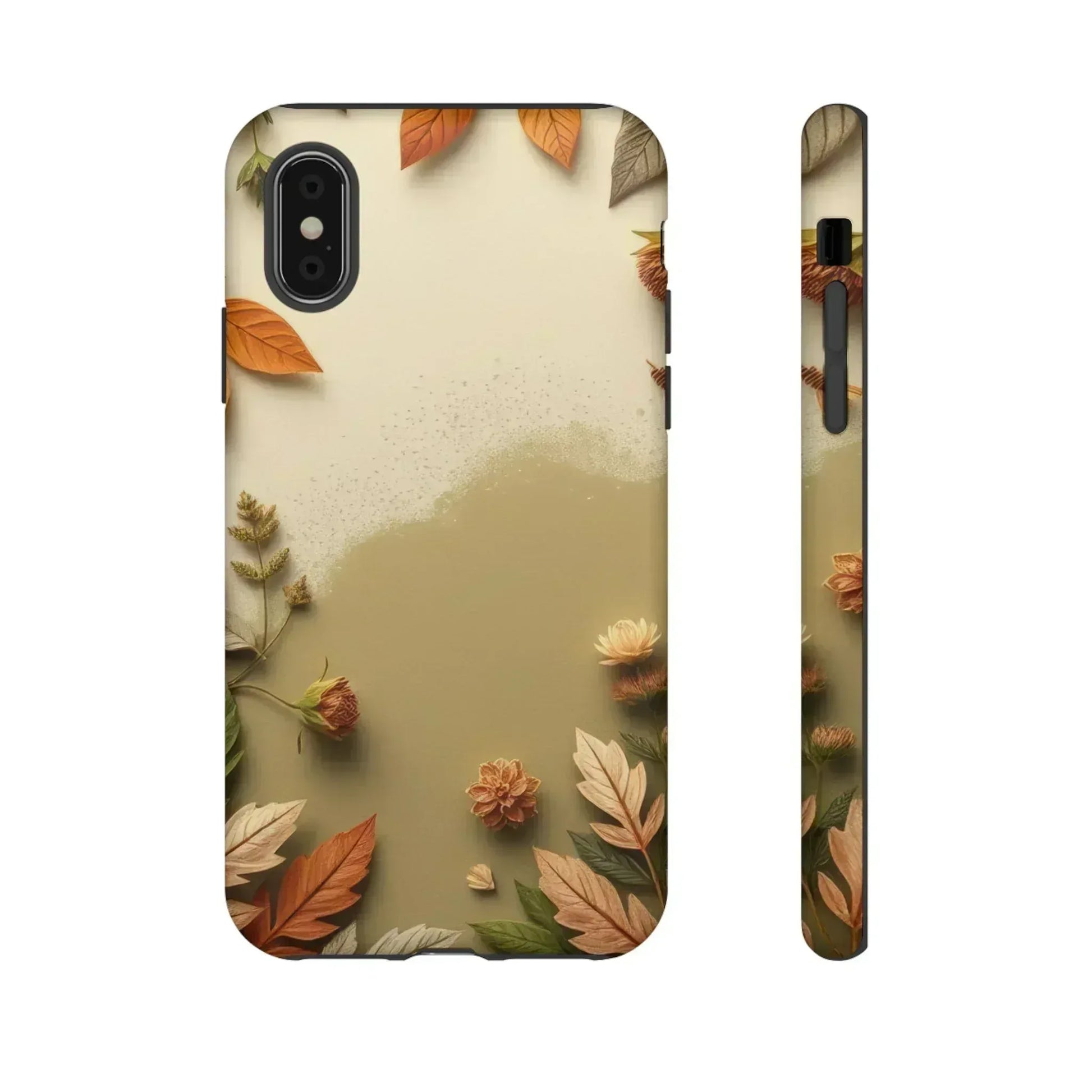 Autumn Leaves Phone Case for iPhone 8–16 and Galaxy S10–S25 - KARARMDESIGN
