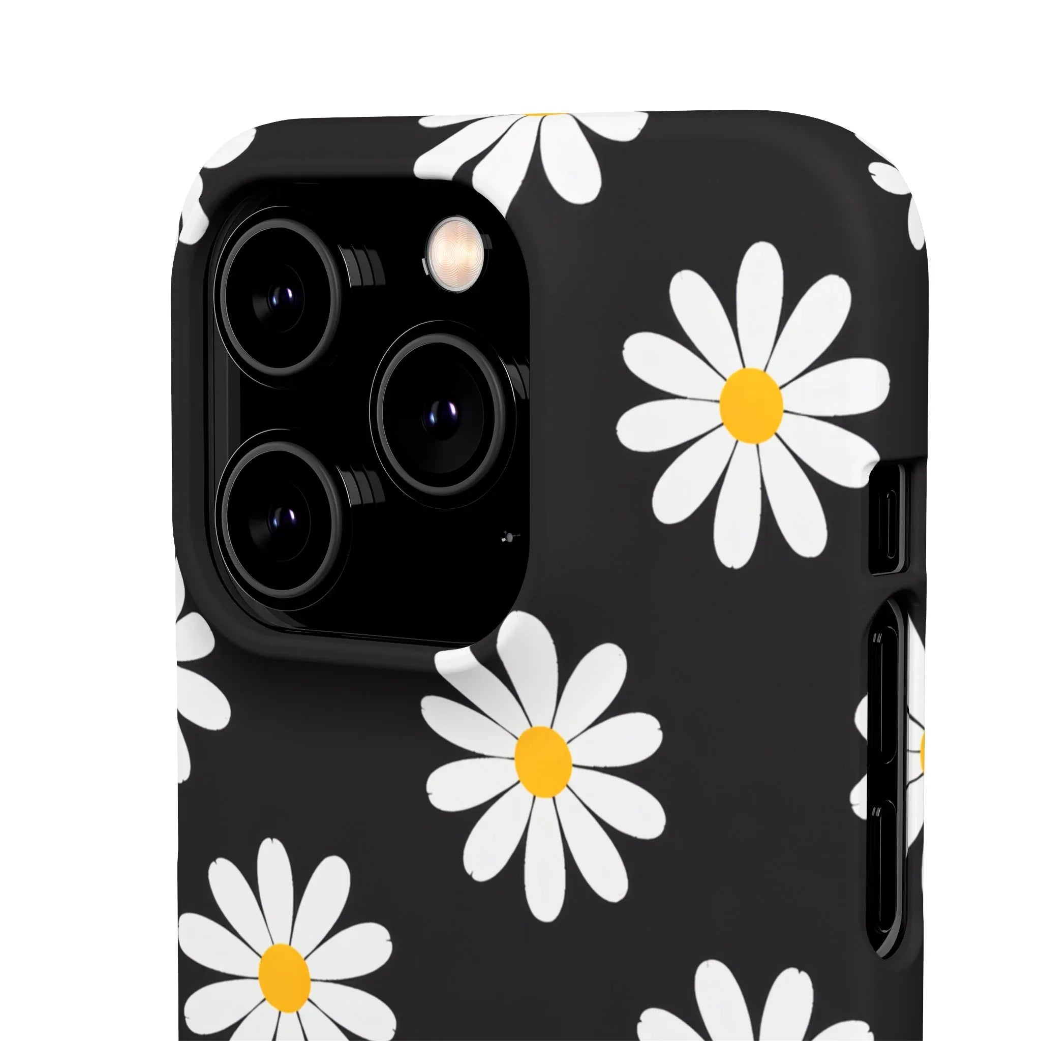 Daisy Charm Phone Case for iPhone 11-17 and Galaxy S20-S25 - KARARMDESIGN