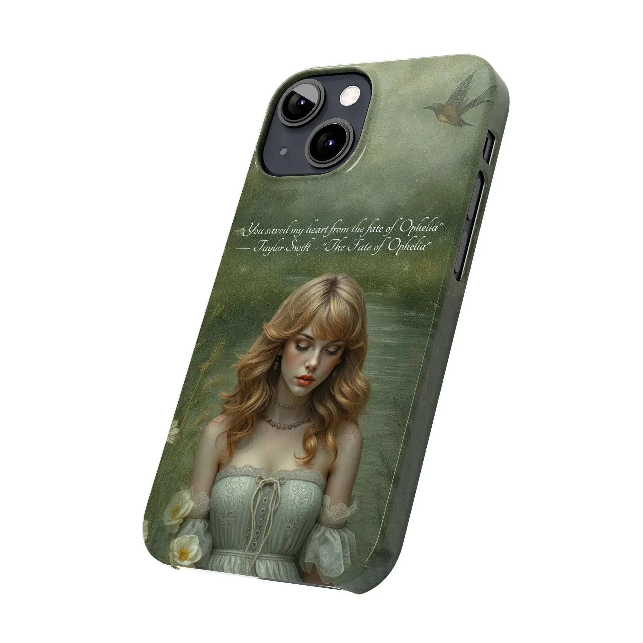 "Melancholic Ophelia" Phone Case for iPhone 11-17 - KARARMDESIGN
