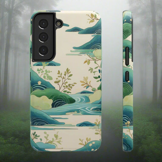 Nature Landscape Phone Case for iPhone 12-16 and Samsung Galaxy S21-S22 Models - KarArmDesign