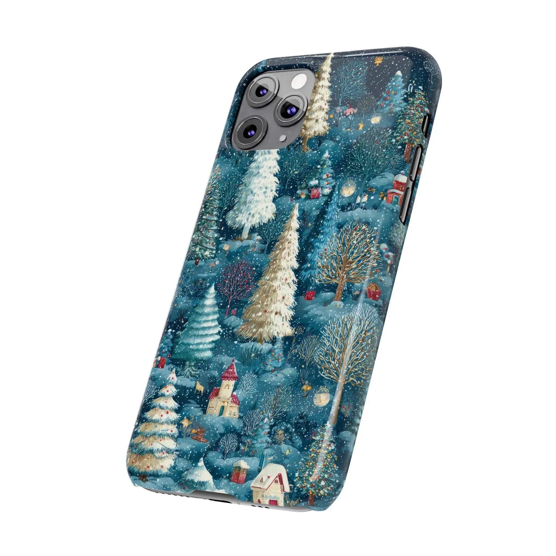 Frosty Forest Phone Case for iPhone 11-17 - KARARMDESIGN