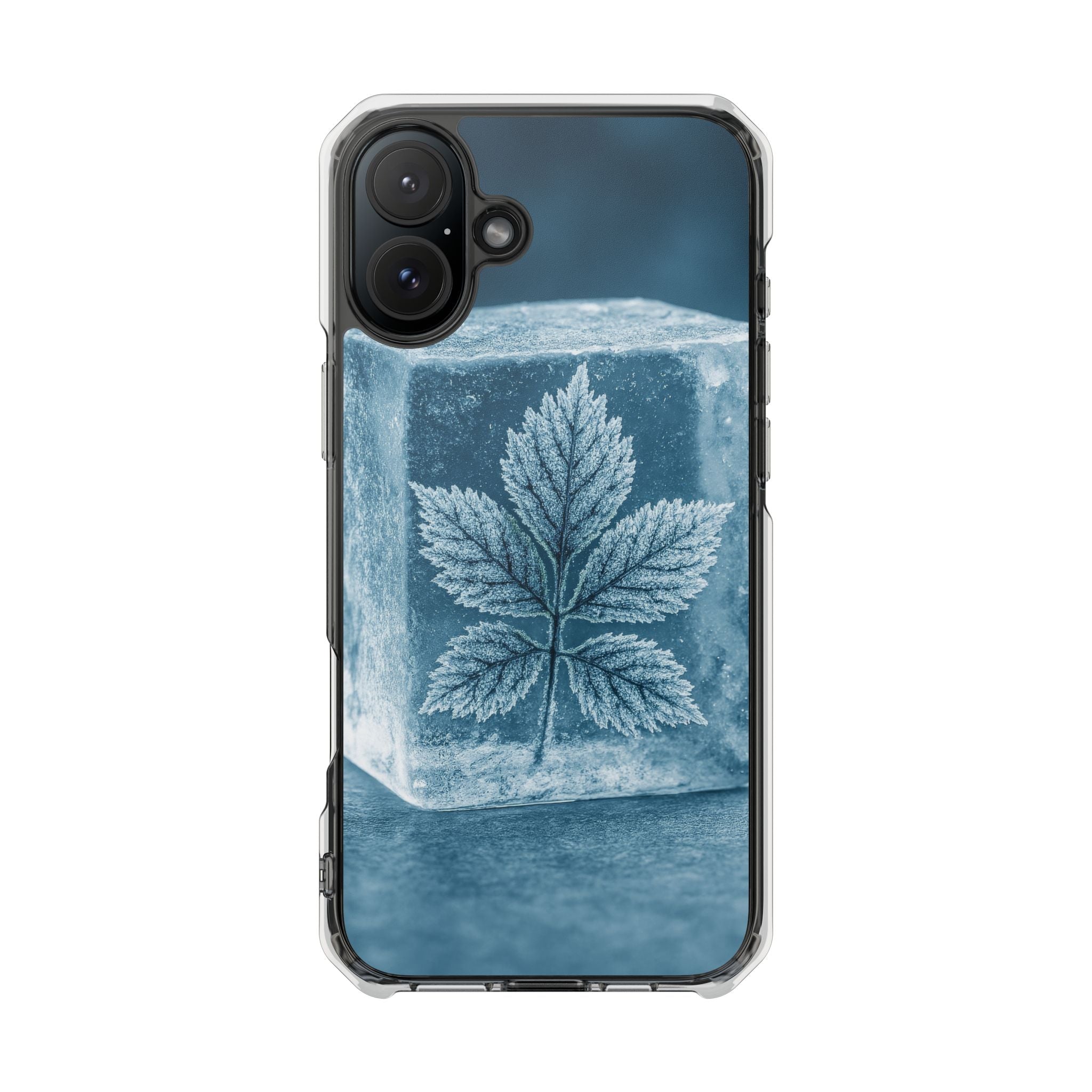 Frozen Leaf Phone Case for iPhone 14-17