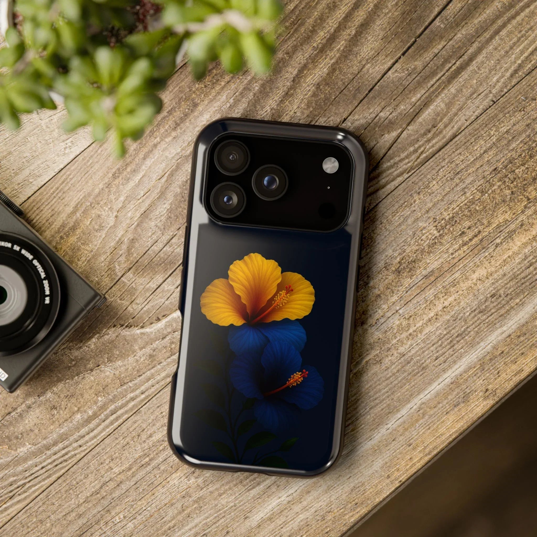 Elegant Hibiscus Phone Case for iPhone 11-17 and Galaxy S21-S22 - KARARMDESIGN